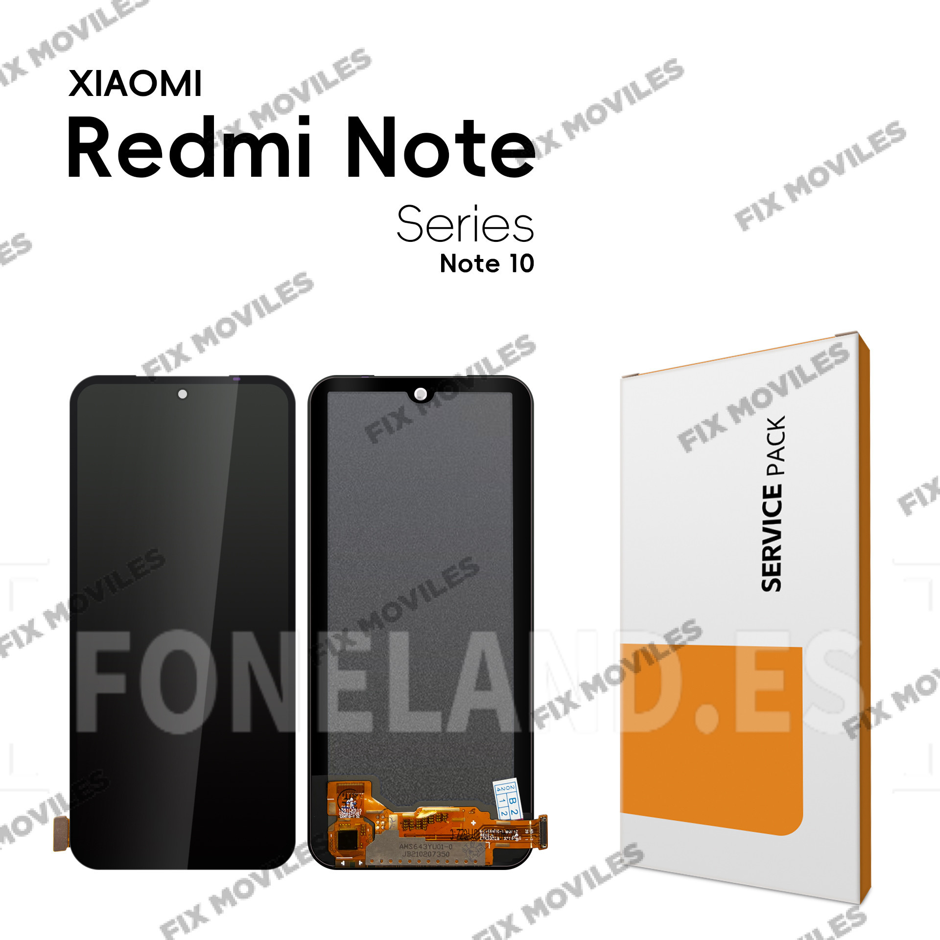 Pantalla «OLED» Xiaomi Redmi Note 10 4G / Redmi Note 10S / Poco M5s 2022 Negra Completa LCD+Tactil Service Pack Pantalla «OLED» Xiaomi Redmi Note 10 4G / Redmi Note 10S / Poco M5s 2022 Negra Completa LCD+Tactil Service Pack - Image 1