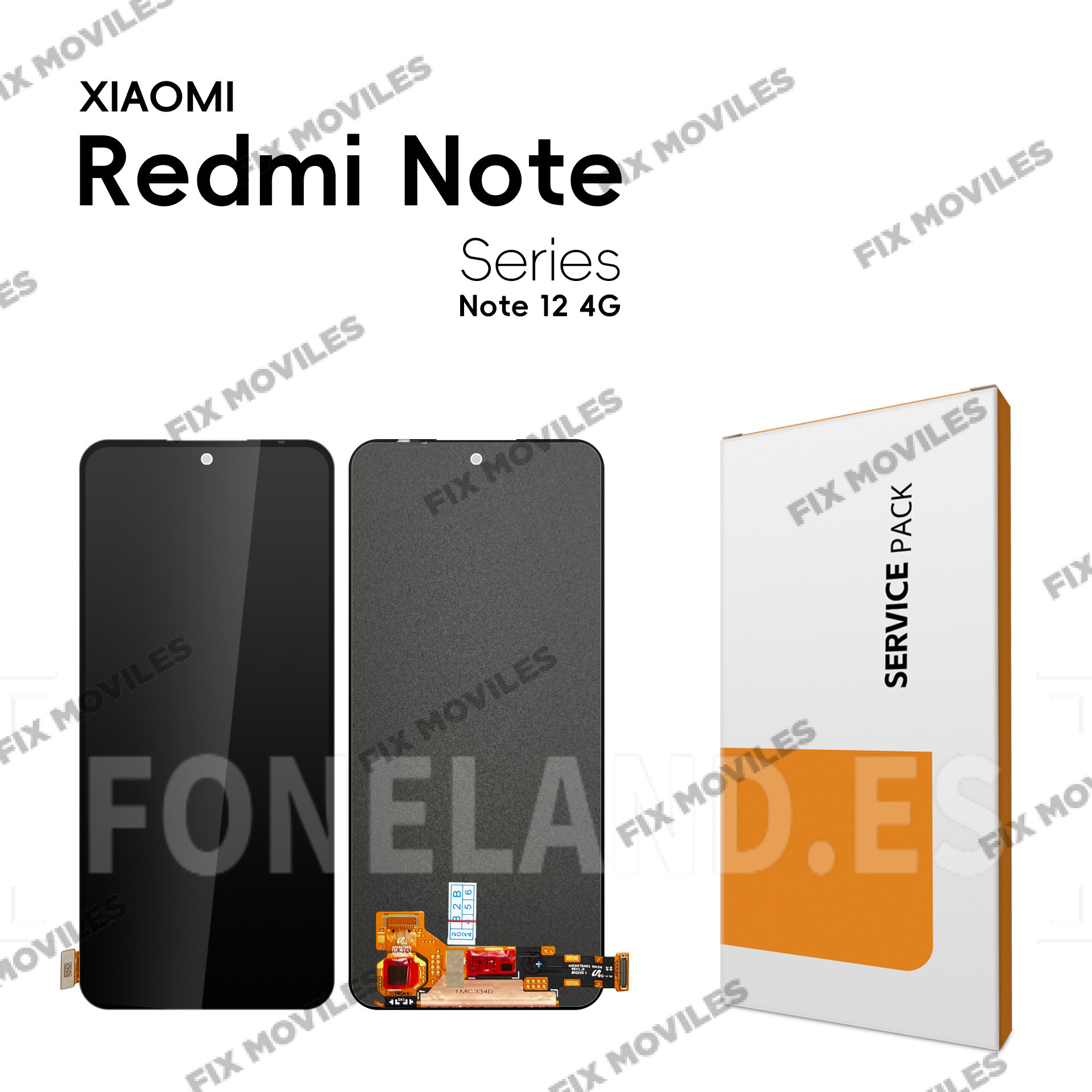 Pantalla Redmi Note 12 4G/5G / Poco X5 5G (2023) Sin Marco Original LCD+Tactil Negra Completa SERVICE PACK Pantalla Redmi Note 12 4G/5G / Poco X5 5G (2023) Sin Marco Original LCD+Tactil Negra Completa SERVICE PACK - Image 1