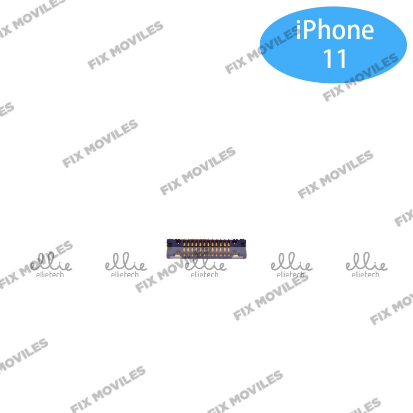 Conector LCD Placa Base para iPhone 11 Conector LCD Placa Base para iPhone 11 - Image 1