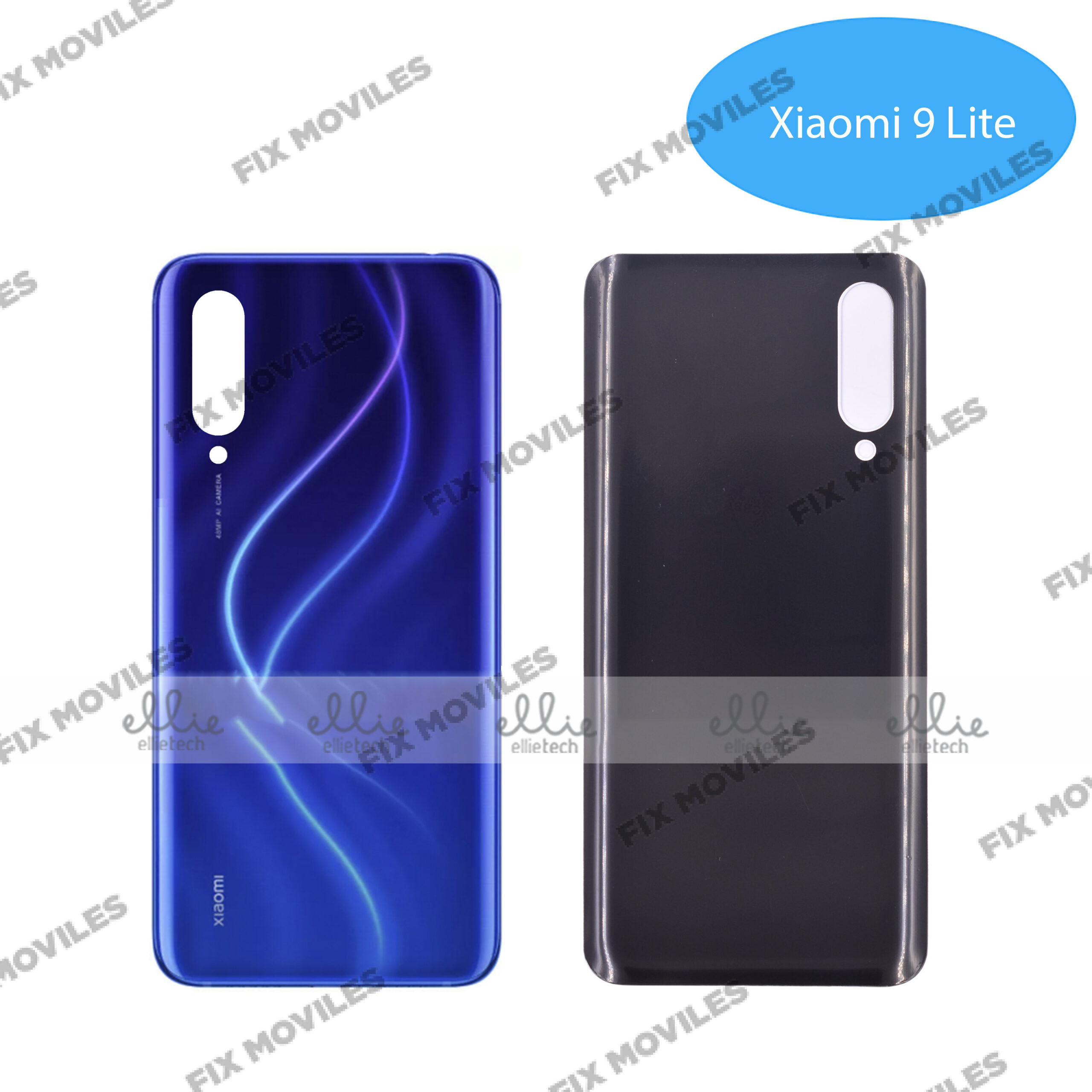 Tapa Trasera Xiaomi Mi 9 Lite / CC9 Azul Tapa Trasera Xiaomi Mi 9 Lite / CC9 Azul - Image 1