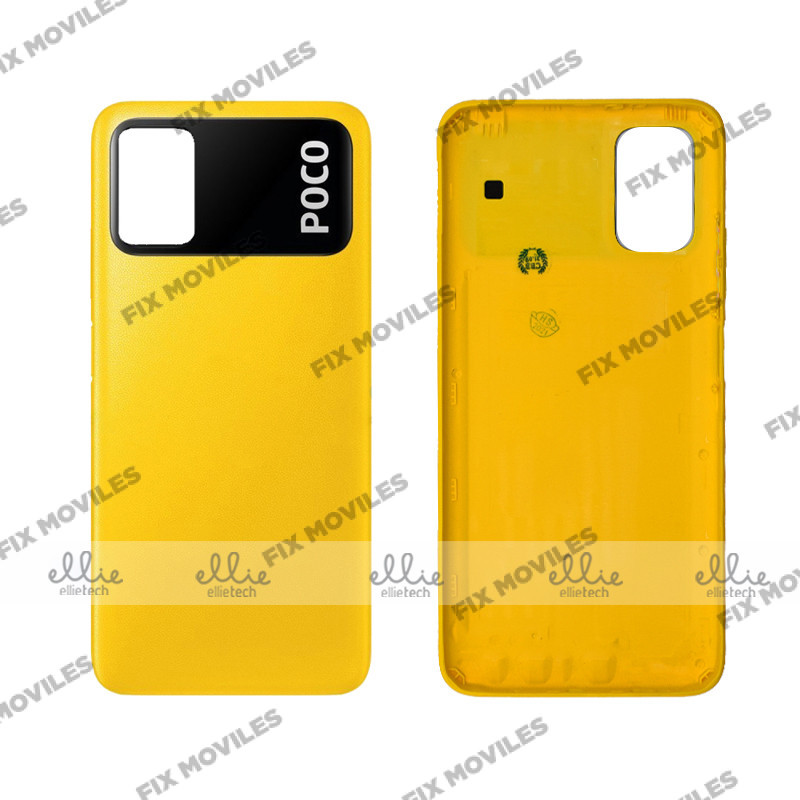 Tapa Trasera para Xiaomi Poco M3 Amarillo Tapa Trasera para Xiaomi Poco M3 Amarillo - Image 1