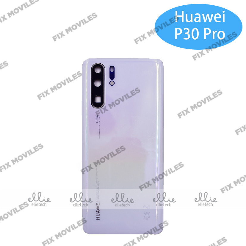 Tapa Trasera Huawei P30 Pro Blanca Con Lente Tapa Trasera Huawei P30 Pro Blanca Con Lente - Image 1