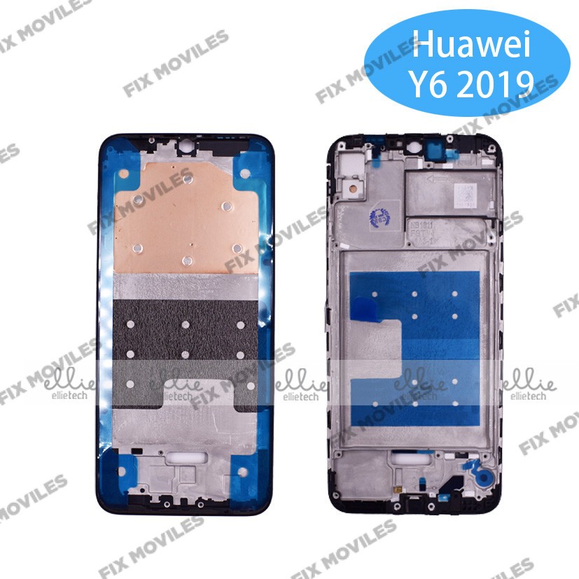 Carcasa intermedia para Huawei Y6 2019 Negra Carcasa intermedia para Huawei Y6 2019 Negra - Image 1