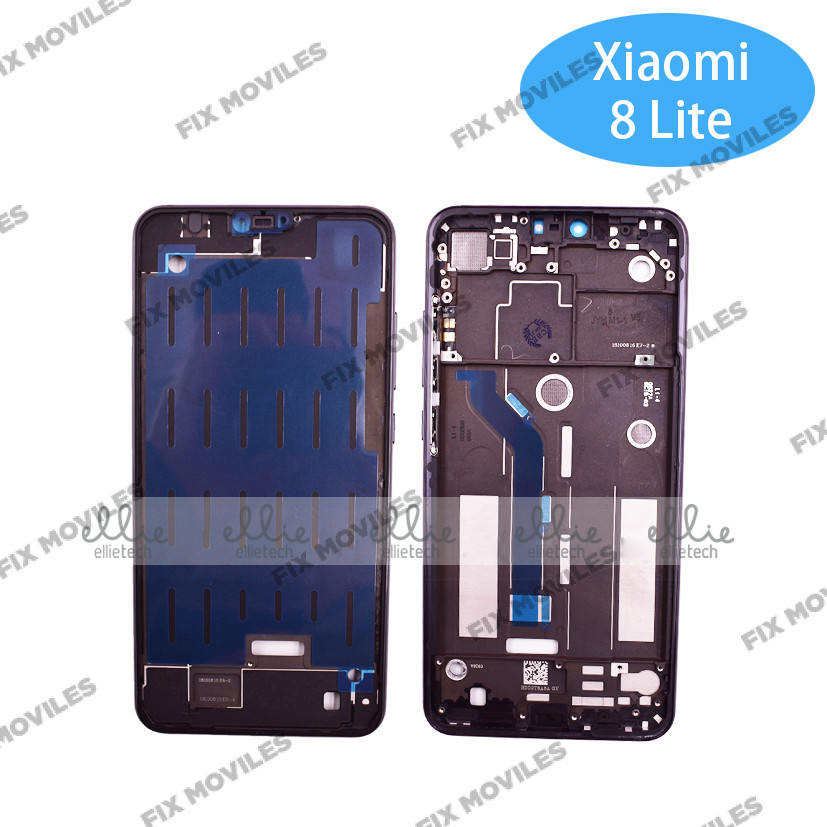 Carcasa Intermedia para Xiaomi Mi 8 Lite Negro Original Carcasa Intermedia para Xiaomi Mi 8 Lite Negro Original - Image 1