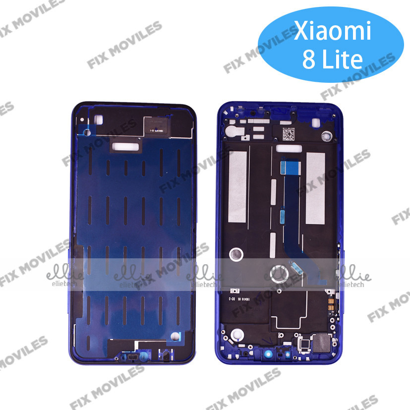 Carcasa Intermedia para Xiaomi Mi 8 Lite Azul Original Carcasa Intermedia para Xiaomi Mi 8 Lite Azul Original - Image 1
