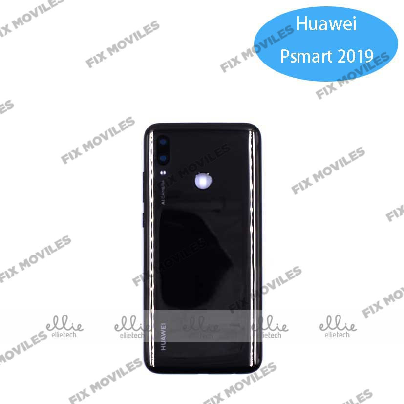 Tapa Trasera Huawei P SMART 2019 Negra Con Lente ORI Tapa Trasera Huawei P SMART 2019 Negra Con Lente ORI - Image 1
