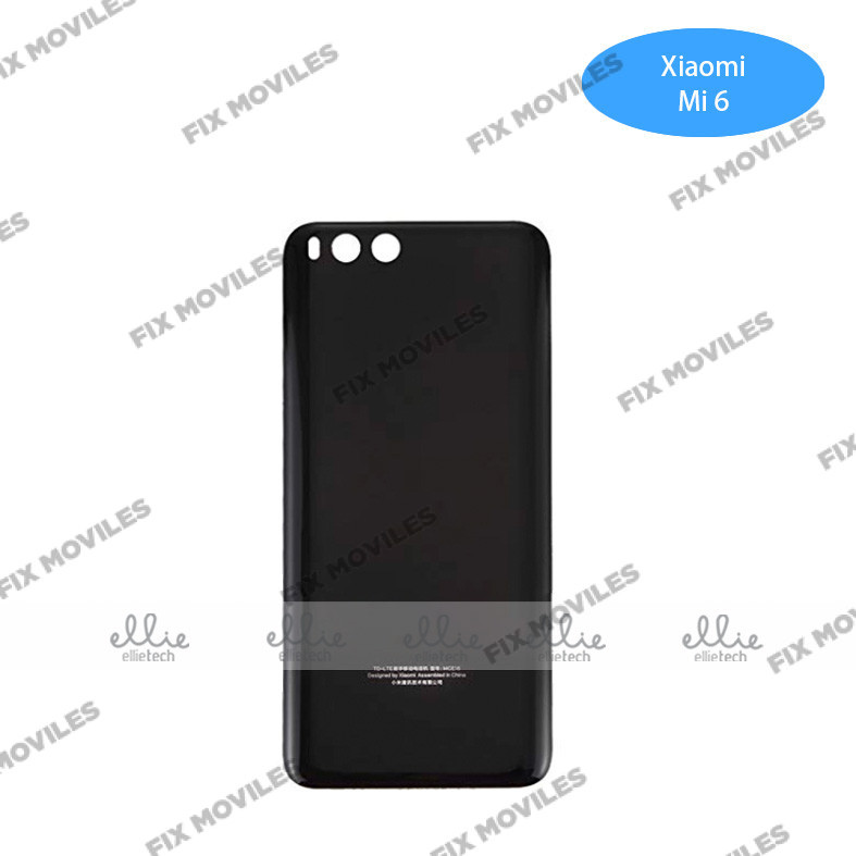 Tapa Trasera Xiaomi Mi 6 Negra Tapa Trasera Xiaomi Mi 6 Negra - Image 1