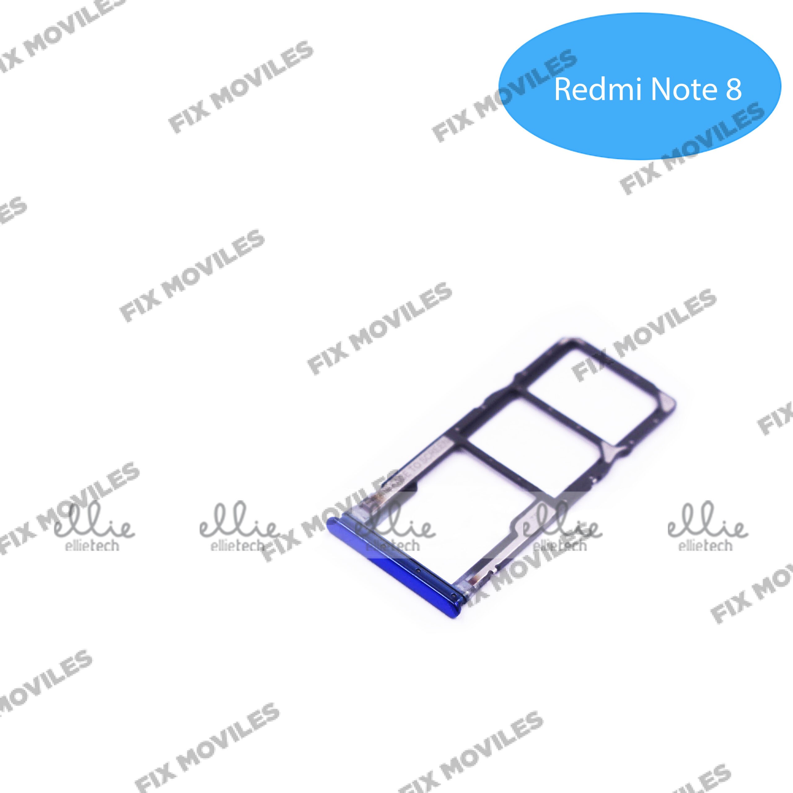 Bandeja de SIM para Xiaomi Redmi Note 8 Azul Bandeja de SIM para Xiaomi Redmi Note 8 Azul - Image 1