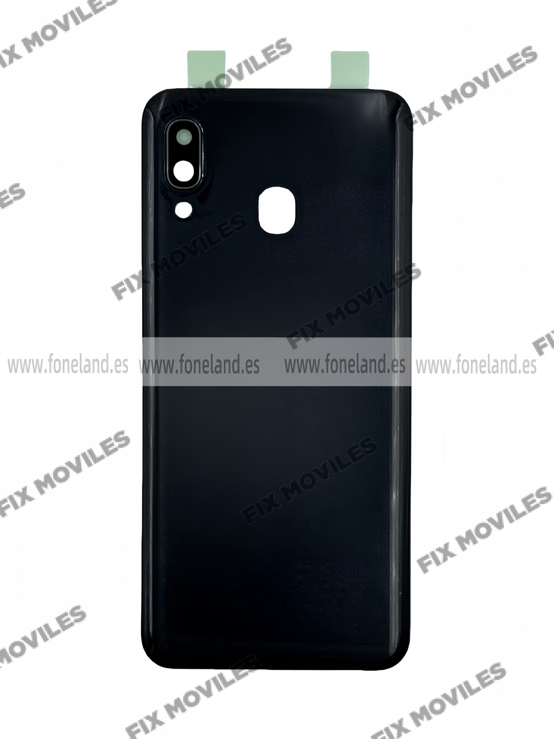 Tapa Trasera para Samsung A30 A305F Negro Con Lente (SIN LOGO) Tapa Trasera para Samsung A30 A305F Negro Con Lente (SIN LOGO) - Image 1