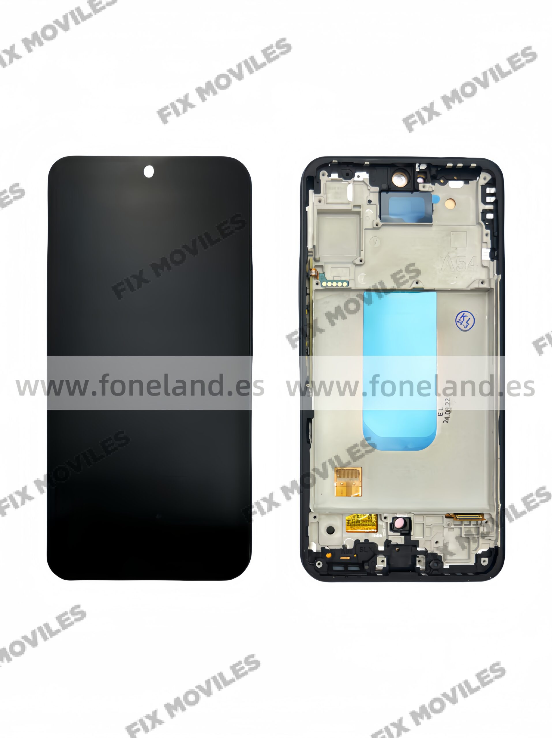 OLED Pantalla Samsung A54 5G A546B Negro con marco OLED OLED Pantalla Samsung A54 5G A546B Negro con marco OLED - Image 1