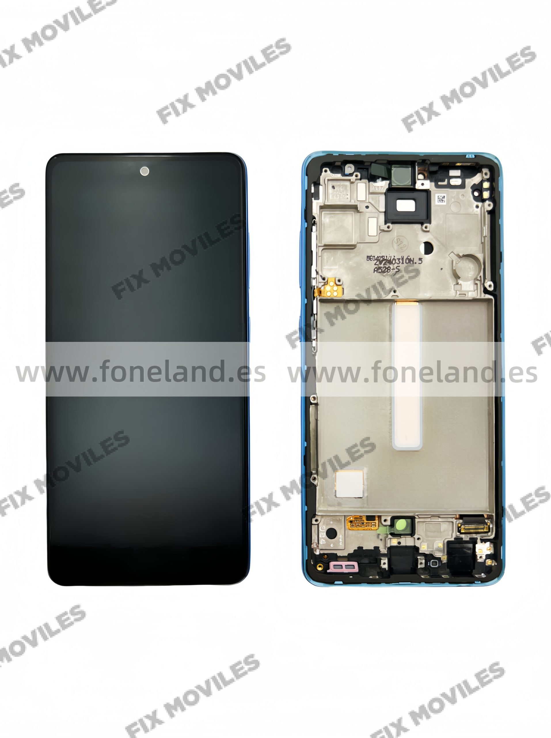 Pantalla Samsung Galaxy A52S A528 Azul con Marco Original Completa SERVICE PACK Pantalla Samsung Galaxy A52S A528 Azul con Marco Original Completa SERVICE PACK - Image 1