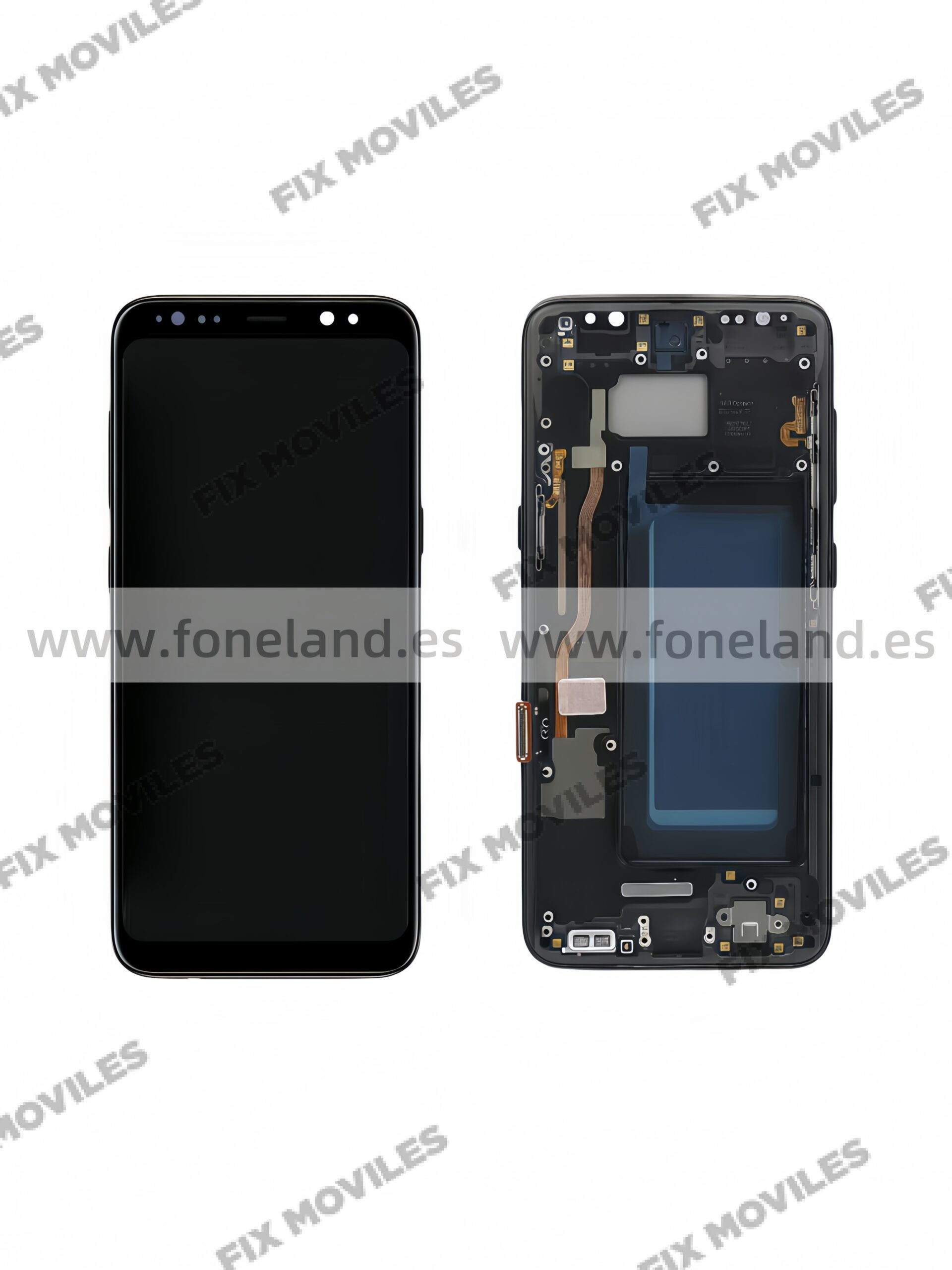 Pantalla Samsung Galaxy S8 G950 Gris con Marco Original Completa SERVICE PACK Pantalla Samsung Galaxy S8 G950 Gris con Marco Original Completa SERVICE PACK - Image 1