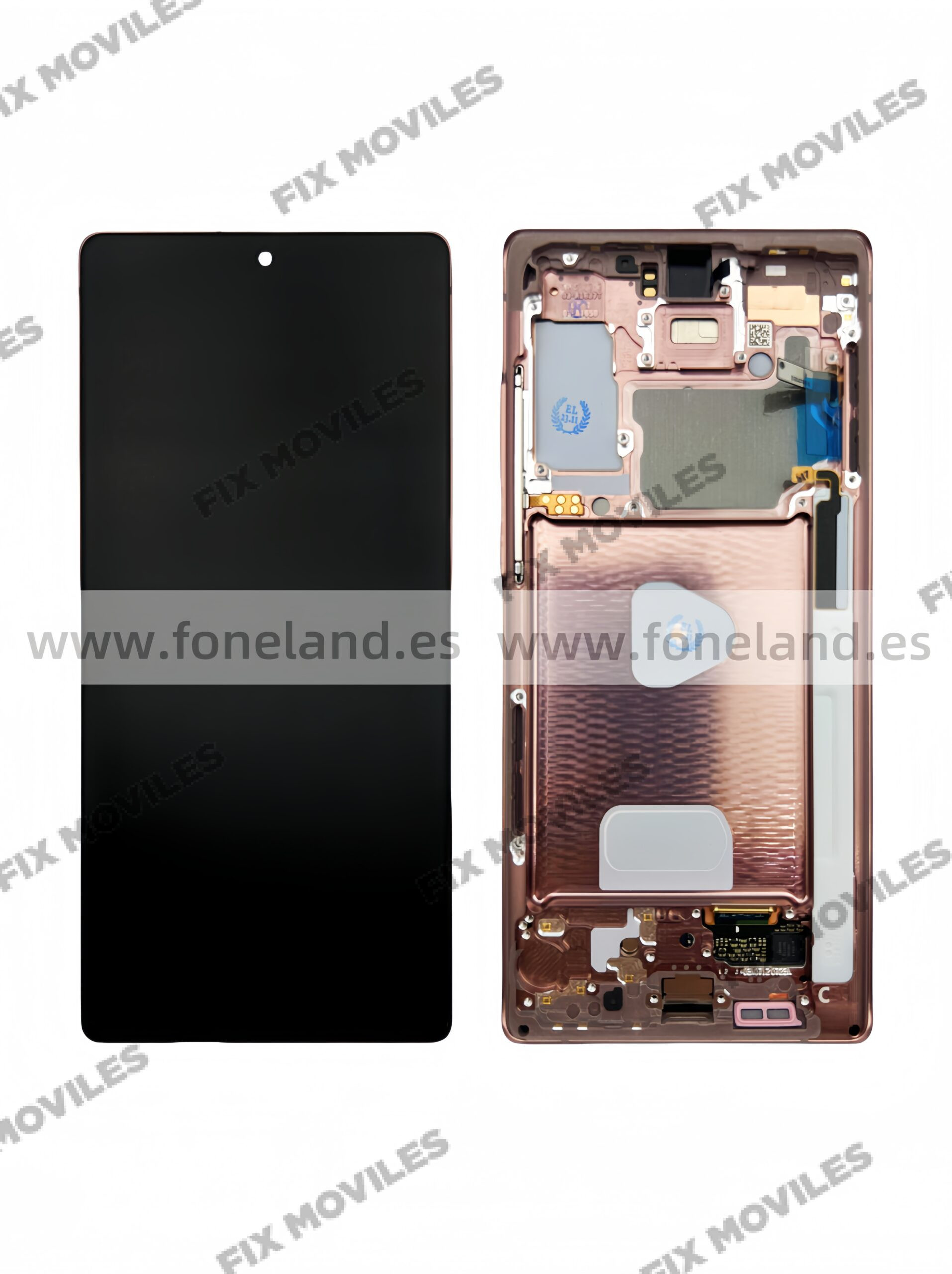 Pantalla Samsung Note 20 N980 Bronze con Marco Original Completa SERVICE PACK Pantalla Samsung Note 20 N980 Bronze con Marco Original Completa SERVICE PACK - Image 1