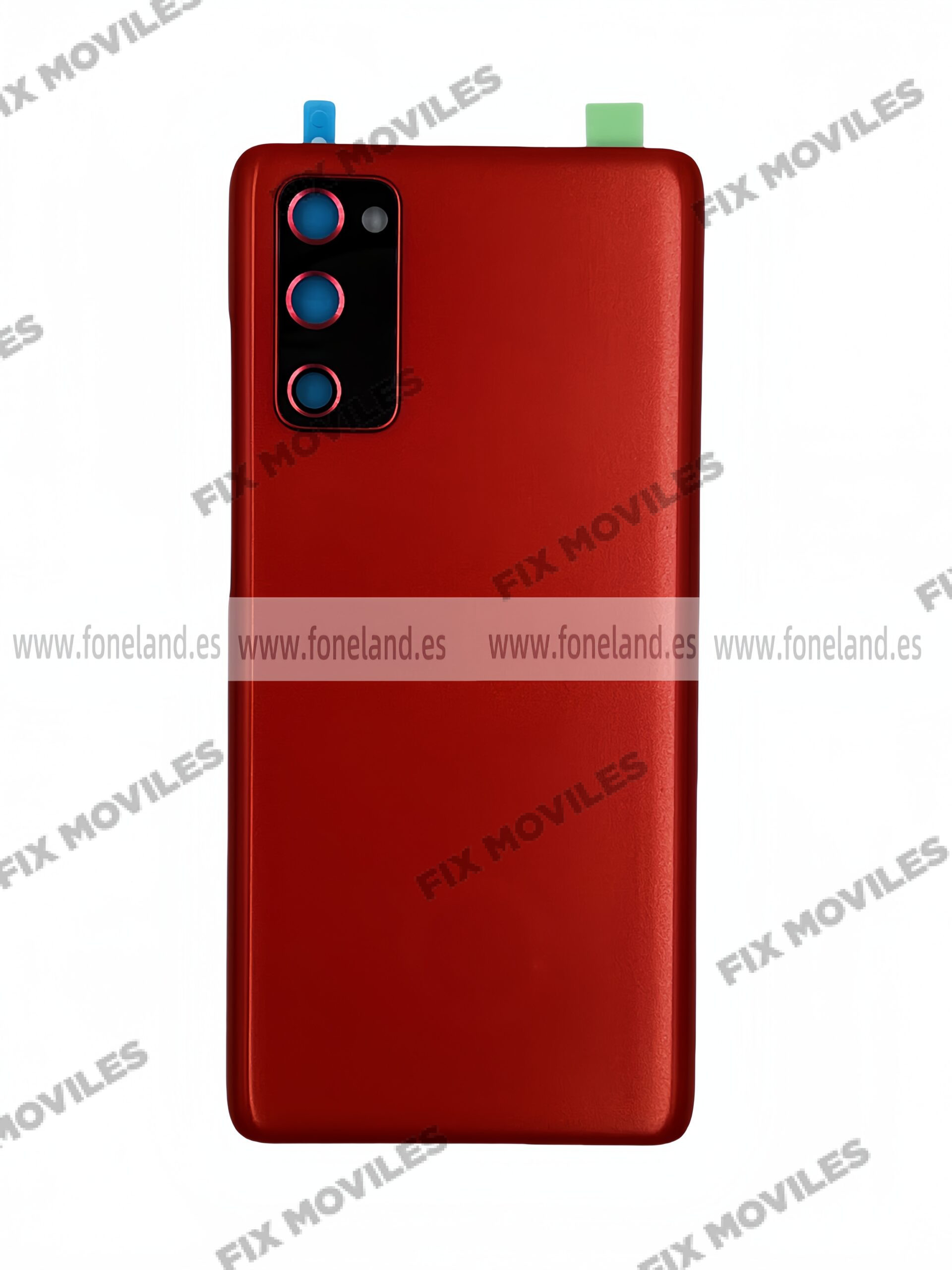 Tapa Trasera para Samsung S20 FE G780F/5G G781B Rojo Con Lente (SIN LOGO) Tapa Trasera para Samsung S20 FE G780F/5G G781B Rojo Con Lente (SIN LOGO) - Image 1