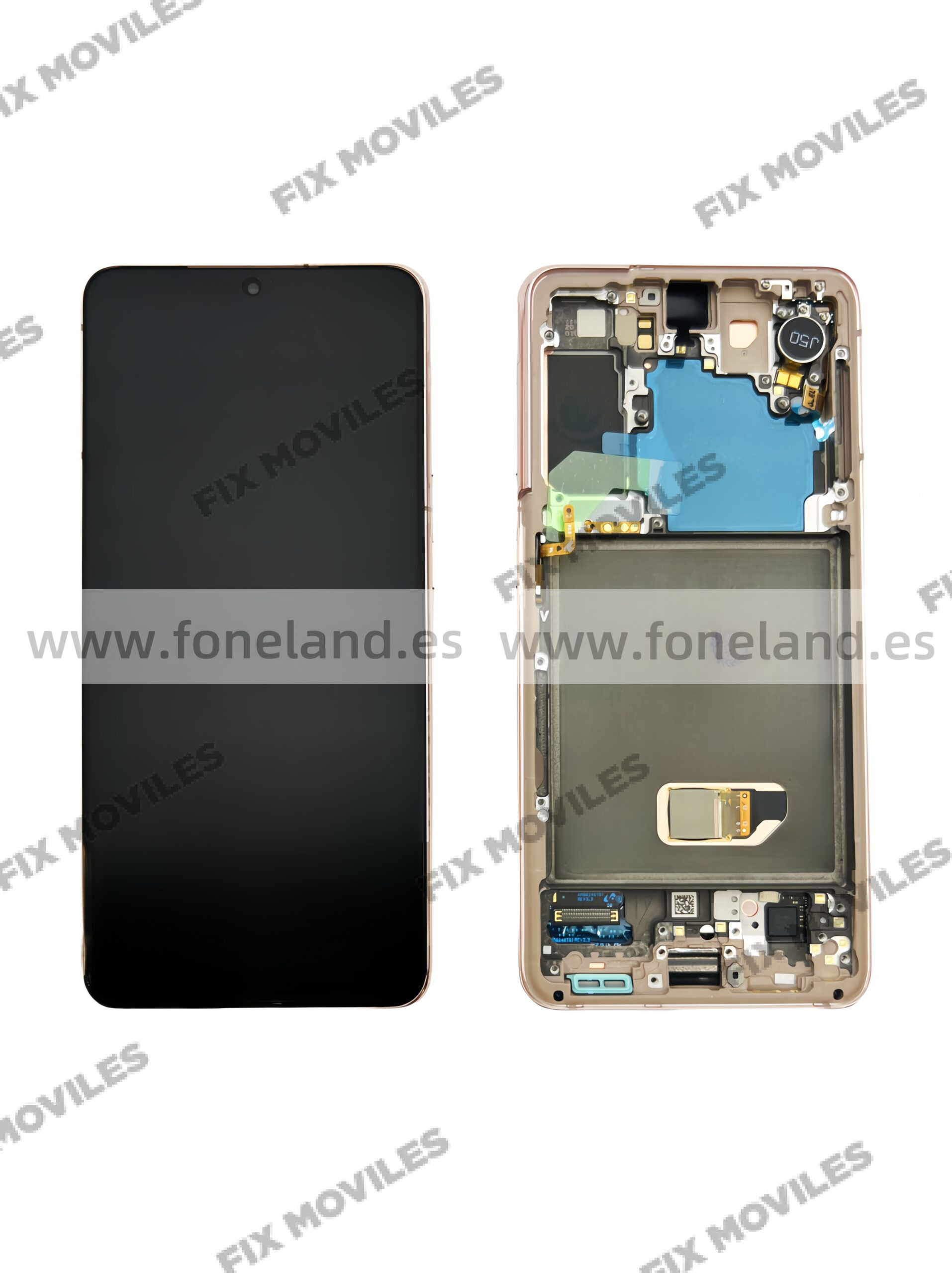 Pantalla Samsung S21 5G G991F Rosa / Violeta Fantasma con Marco Original Completa SERVICE PACK Pantalla Samsung S21 5G G991F Rosa / Violeta Fantasma con Marco Original Completa SERVICE PACK - Image 1