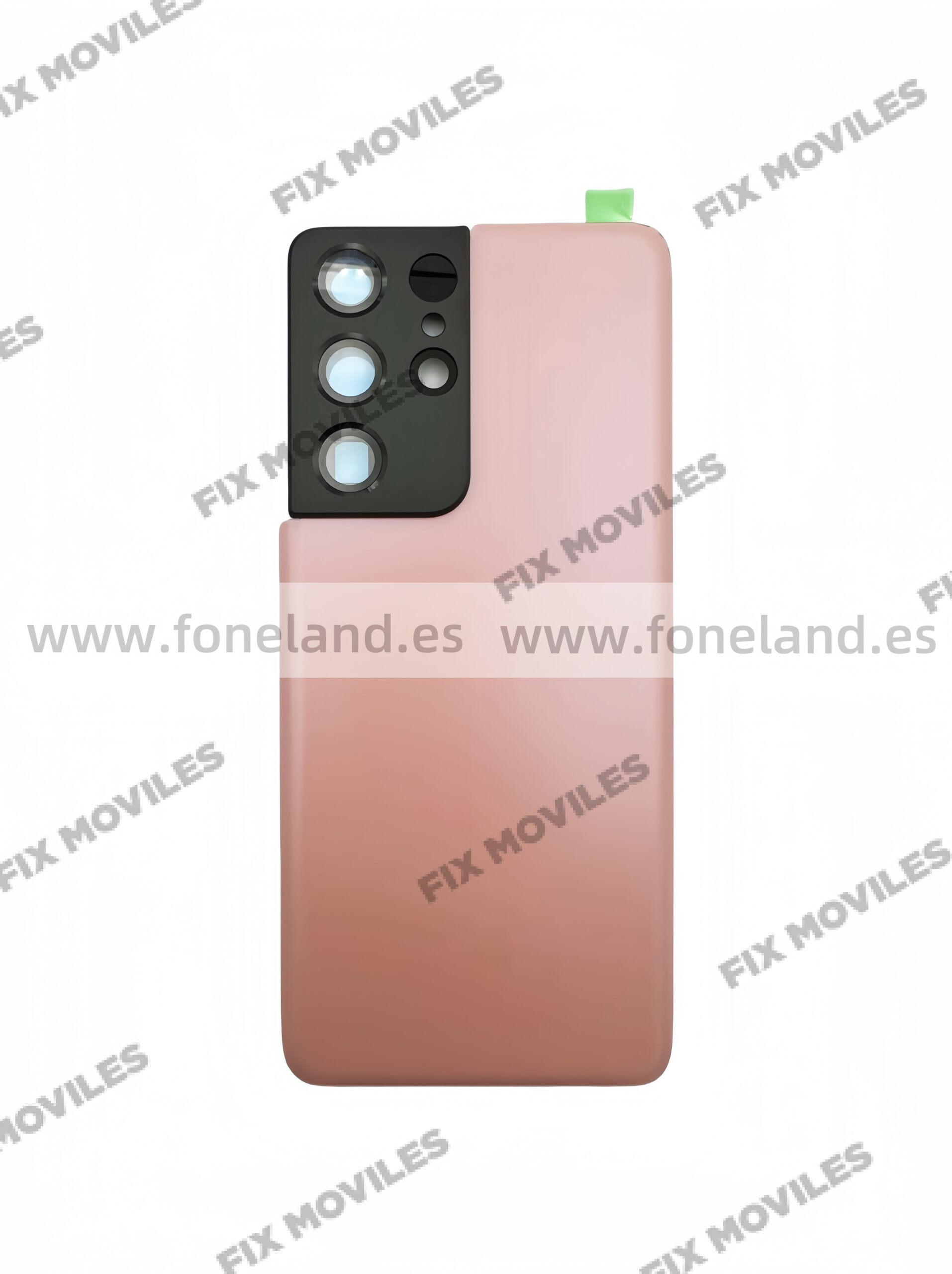 Tapa Trasera para Samsung S21 Ultra G998B Rosa Con Lente (SIN LOGO) Tapa Trasera para Samsung S21 Ultra G998B Rosa Con Lente (SIN LOGO) - Image 1