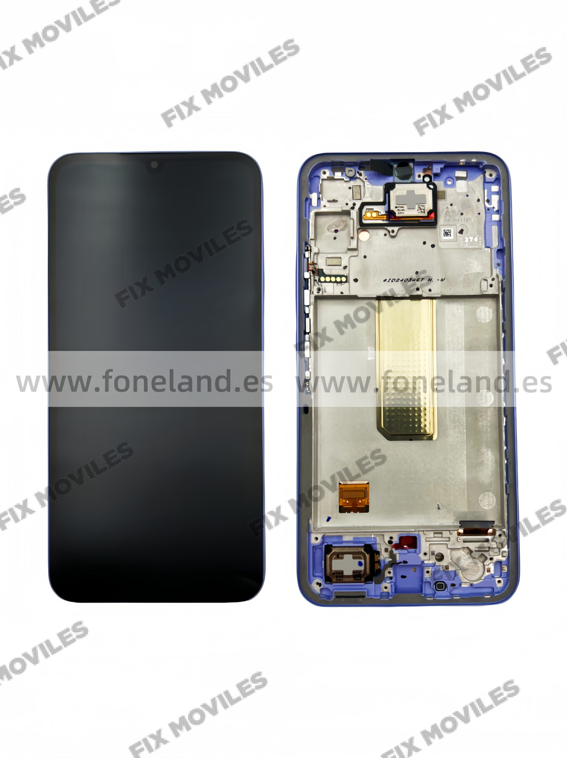 Pantalla Samsung SM-A346 A34 5G 2023 Lila con Marco Completa SERVICE PACK Pantalla Samsung SM-A346 A34 5G 2023 Lila con Marco Completa SERVICE PACK - Image 1