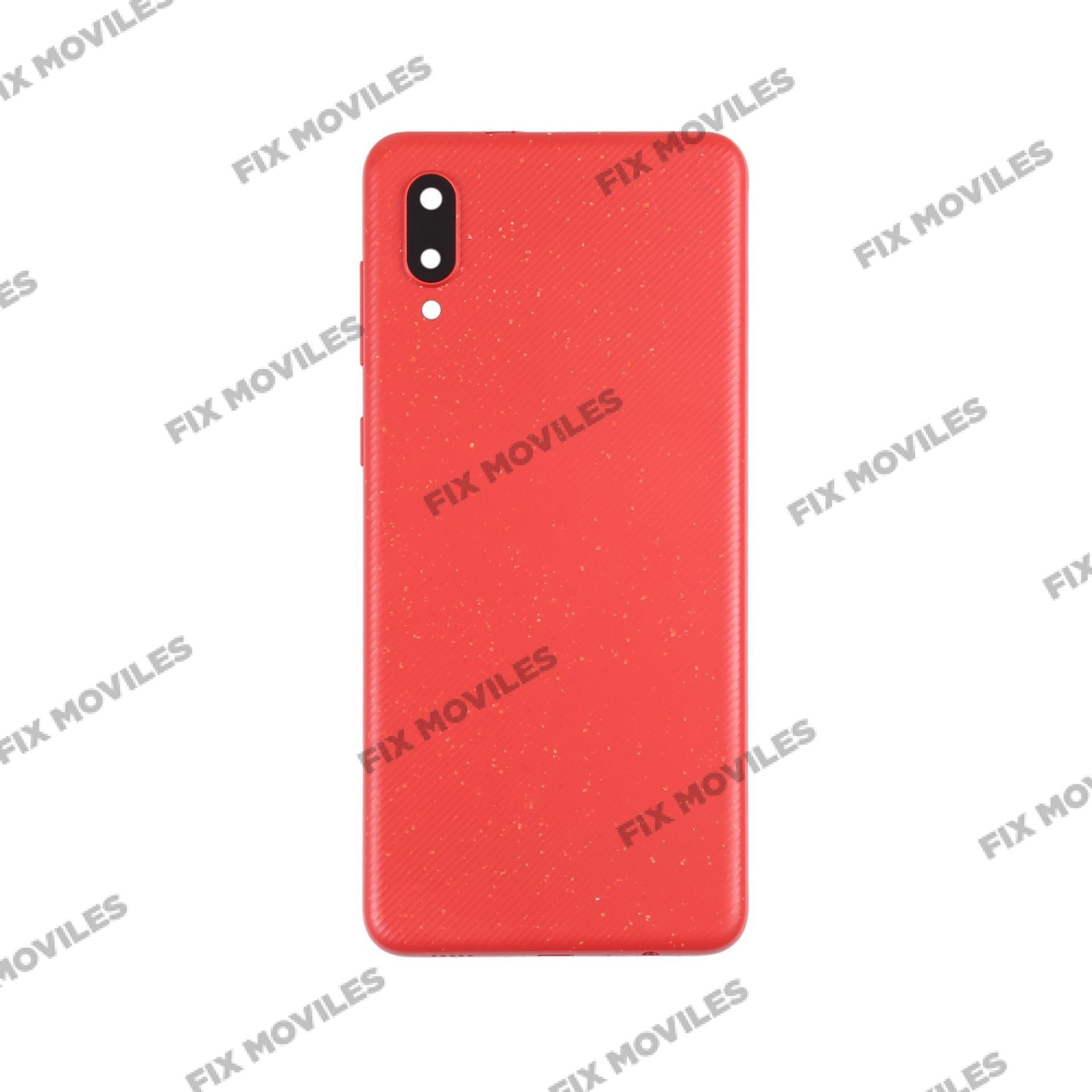 Tapa Trasera Samsung A02 A025F Rojo con Lente Tapa Trasera Samsung A02 A025F Rojo con Lente - Image 1