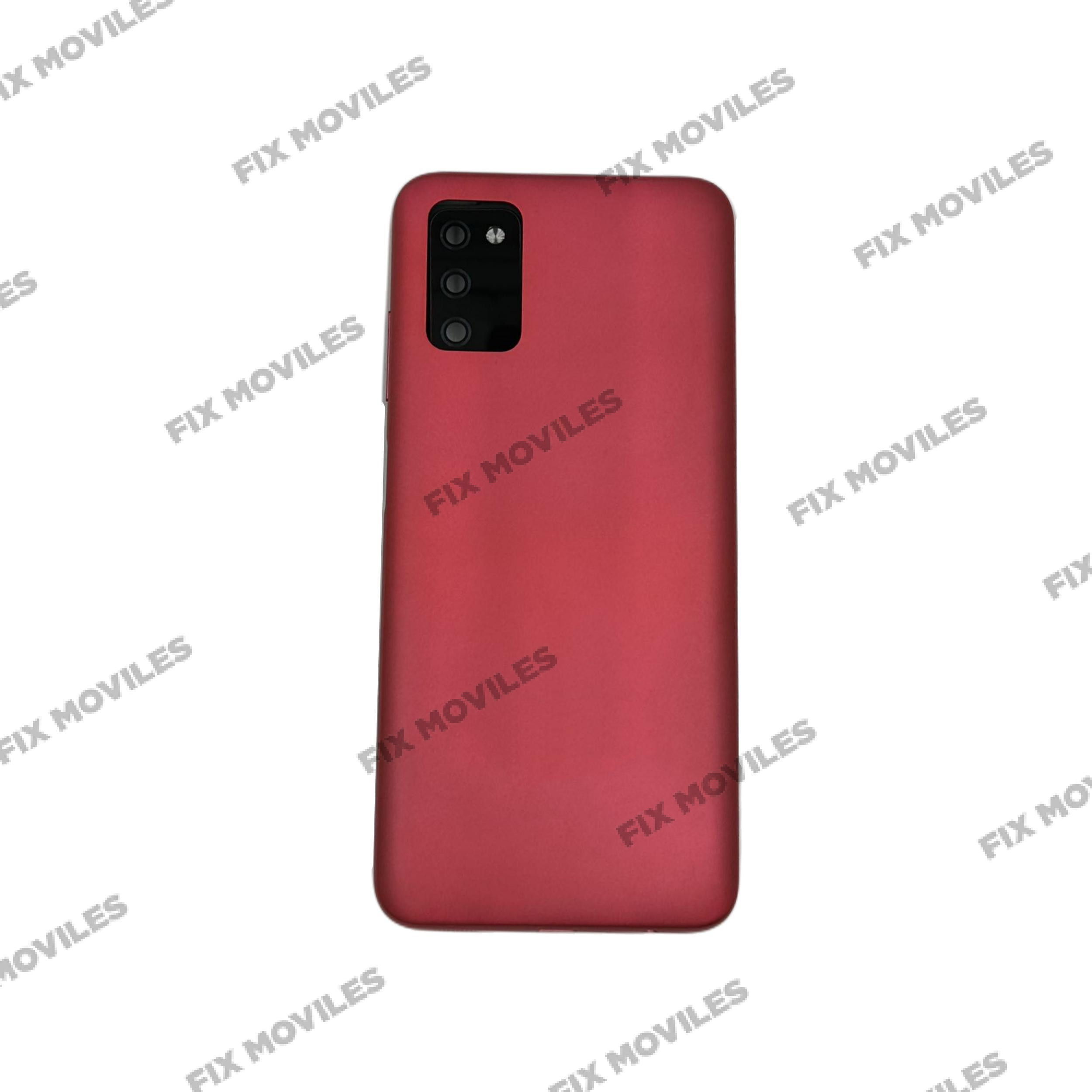 Tapa Trasera Samsung A03S A037F Rojo con Lente Tapa Trasera Samsung A03S A037F Rojo con Lente - Image 1