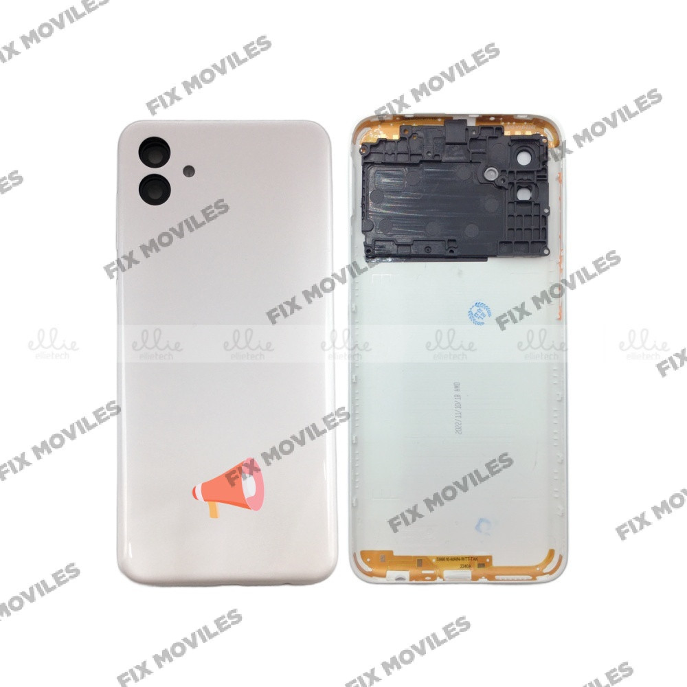 Tapa Trasera Samsung A04 A045F Blanco con Lente Tapa Trasera Samsung A04 A045F Blanco con Lente - Image 1
