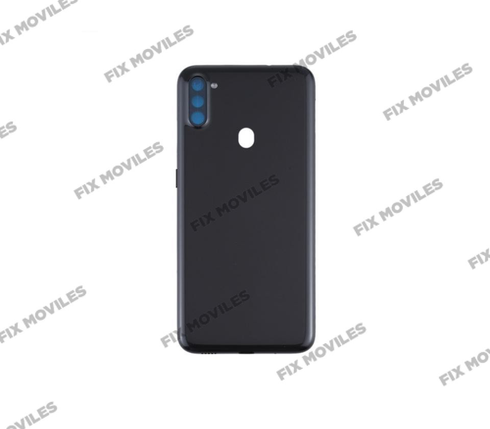 Tapa Trasera Samsung A11 A115F Negra con Lente Tapa Trasera Samsung A11 A115F Negra con Lente - Image 1