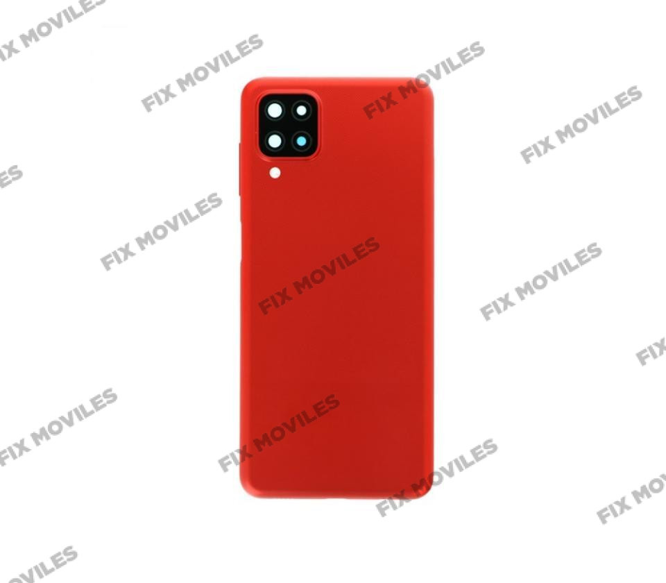 Tapa Trasera Samsung A12 A125F Rojo con Lente Tapa Trasera Samsung A12 A125F Rojo con Lente - Image 1