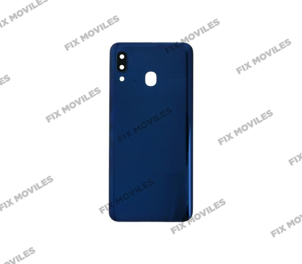 Tapa Trasera Samsung A20 A205F Azul con Lente Tapa Trasera Samsung A20 A205F Azul con Lente - Image 1