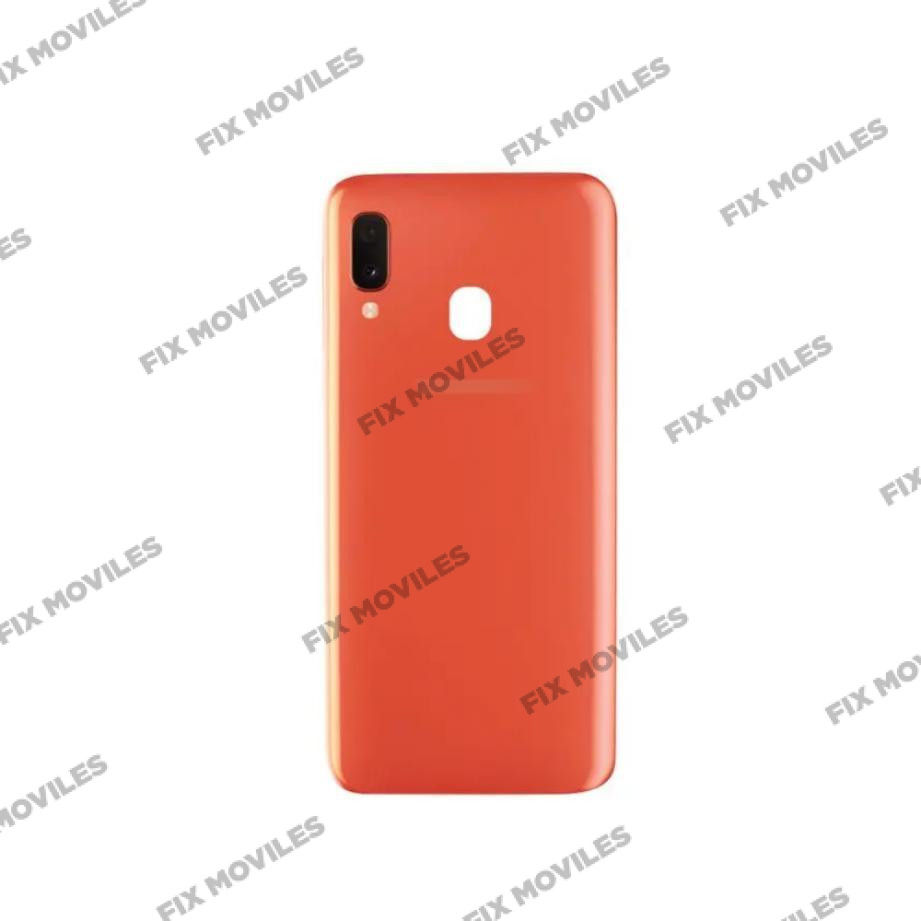 Tapa Trasera Samsung A20E A202F Naranja con Lente Tapa Trasera Samsung A20E A202F Naranja con Lente - Image 1