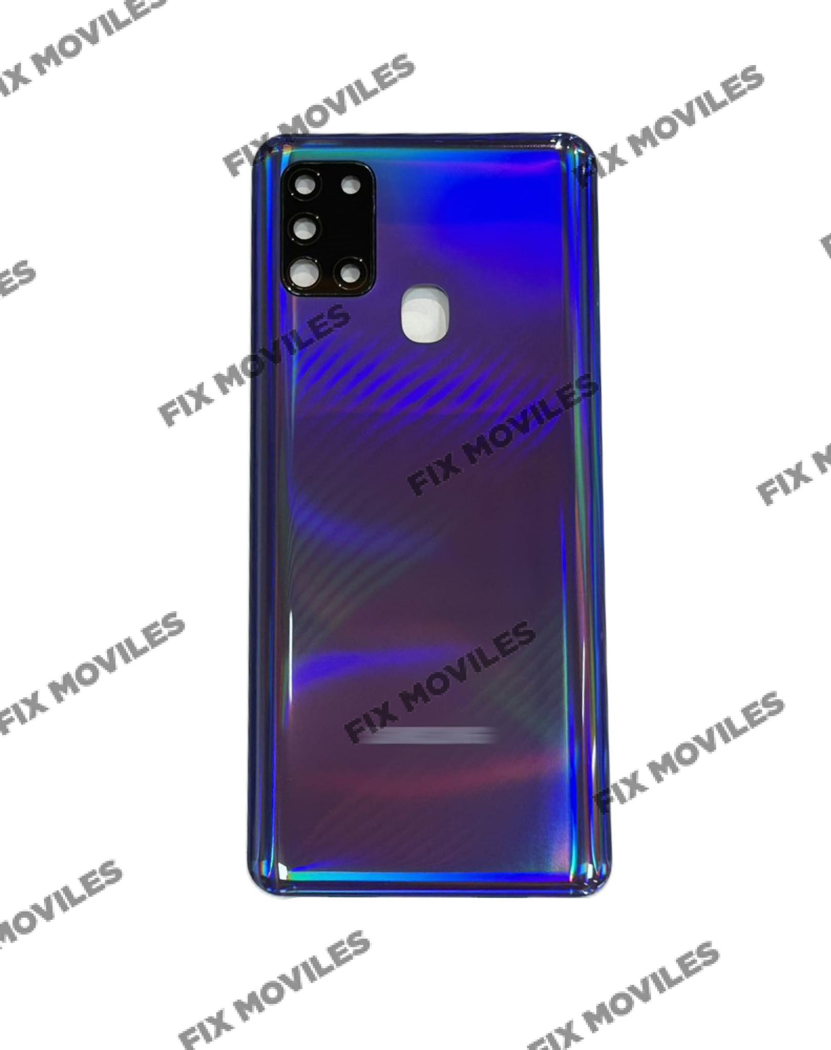 Tapa Trasera Samsung A21S A217F Azul con Lente Tapa Trasera Samsung A21S A217F Azul con Lente - Image 1