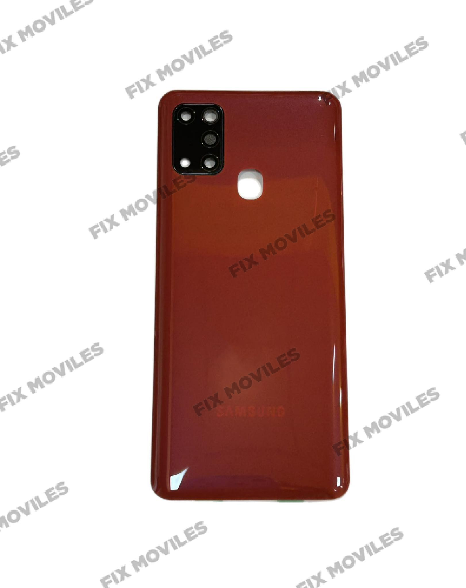 Tapa Trasera Samsung A21S A217F Rojo con Lente Tapa Trasera Samsung A21S A217F Rojo con Lente - Image 1