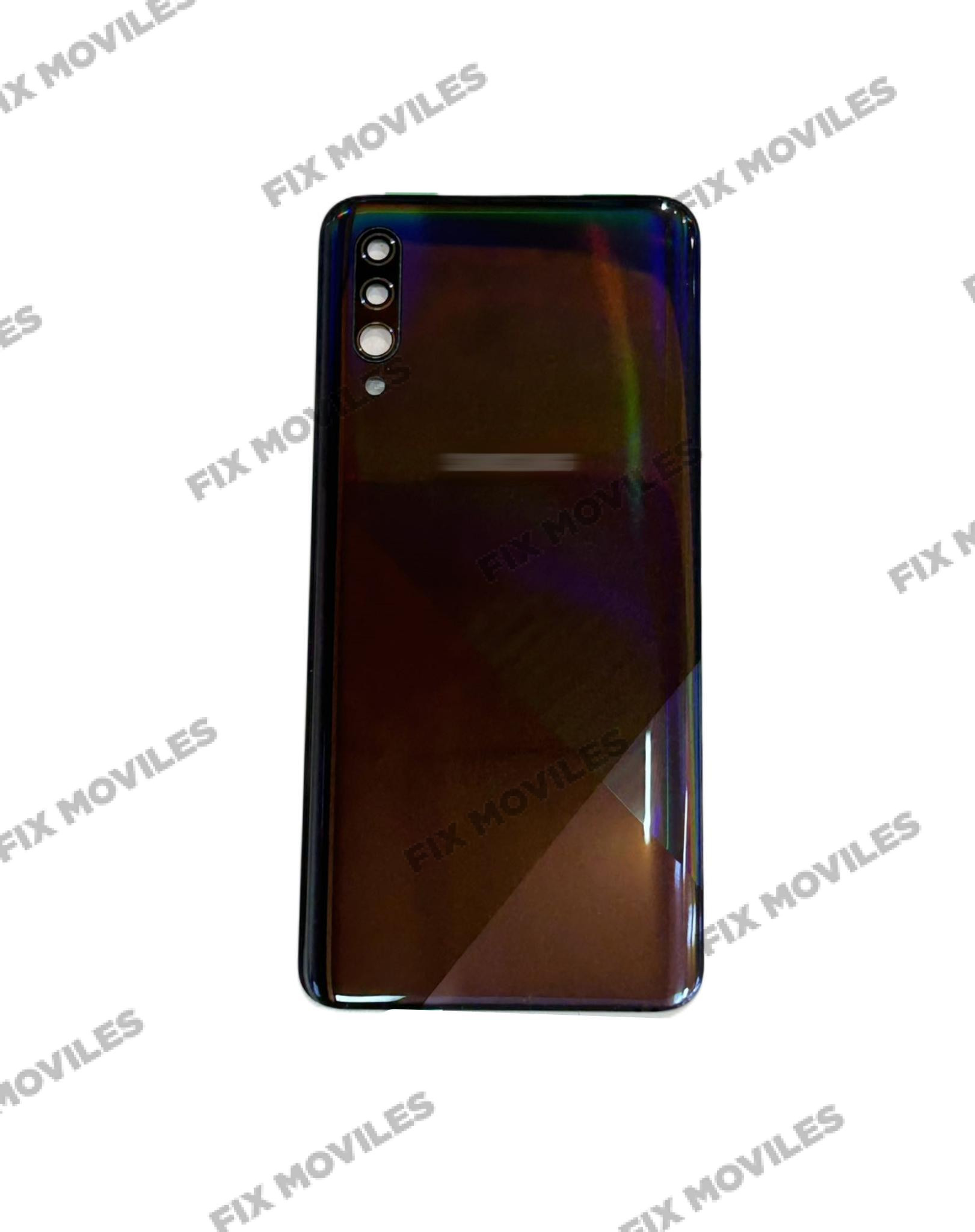 Tapa Trasera Samsung A30S A307F Negra con Lente Tapa Trasera Samsung A30S A307F Negra con Lente - Image 1