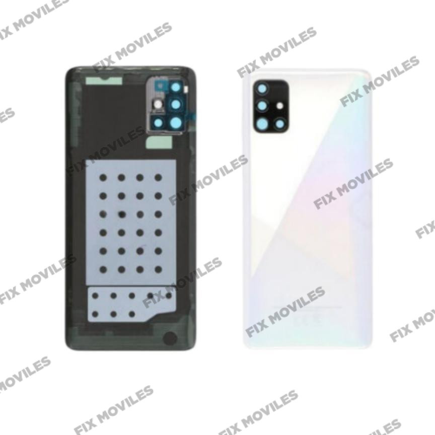Tapa Trasera Samsung A51 A515 Blanca Material Original con Lente Tapa Trasera Samsung A51 A515 Blanca Material Original con Lente - Image 1