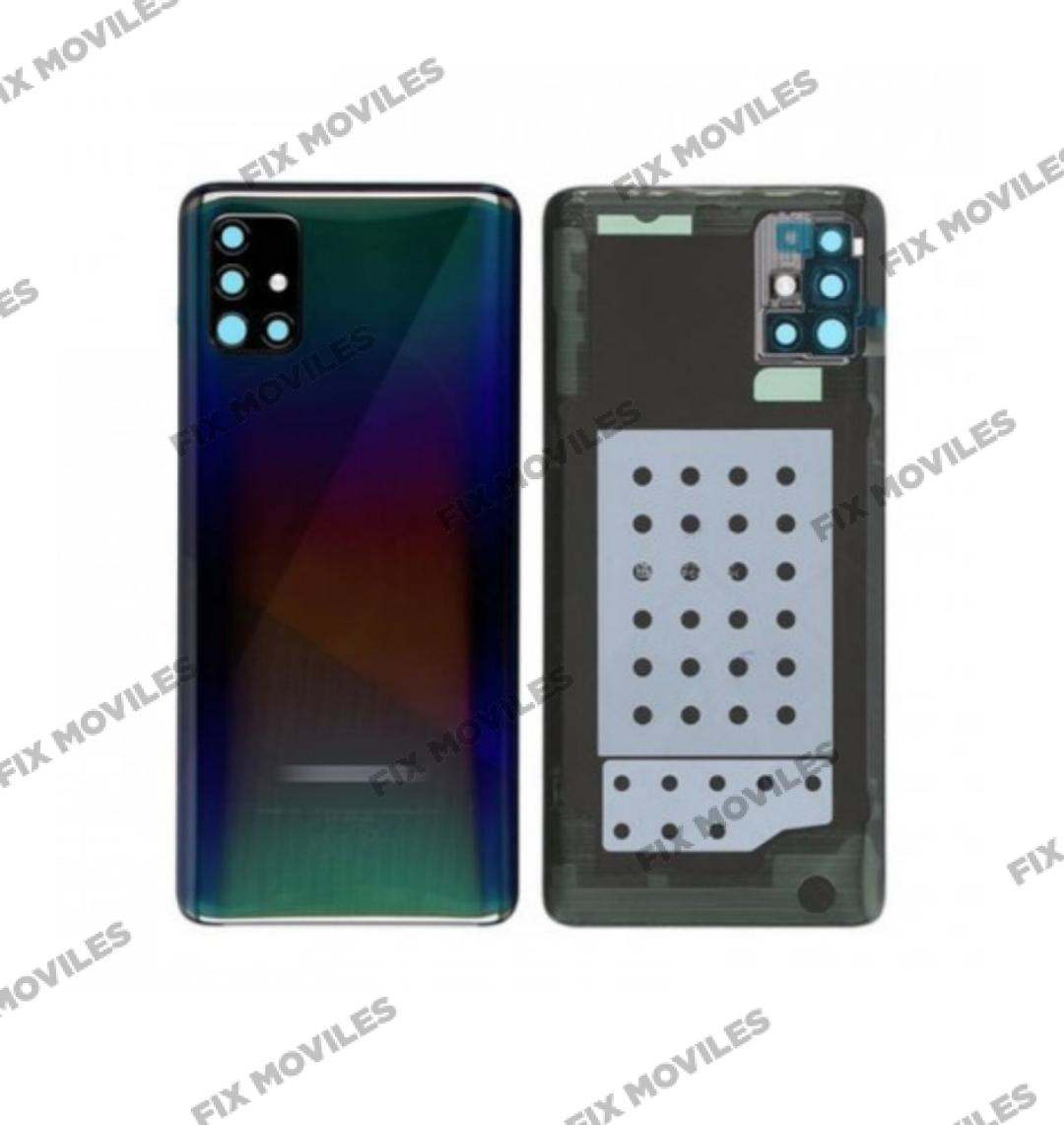 Tapa Trasera Samsung A51 A515 Negra Material Original con Lente Tapa Trasera Samsung A51 A515 Negra Material Original con Lente - Image 1