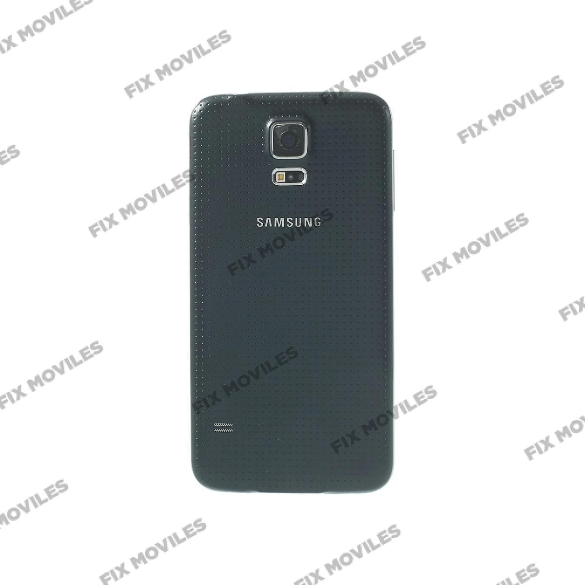Tapa Trasera Samsung SM-G900F GALAXY S5/I9600 Negra Tapa Trasera Samsung SM-G900F GALAXY S5/I9600 Negra - Image 1