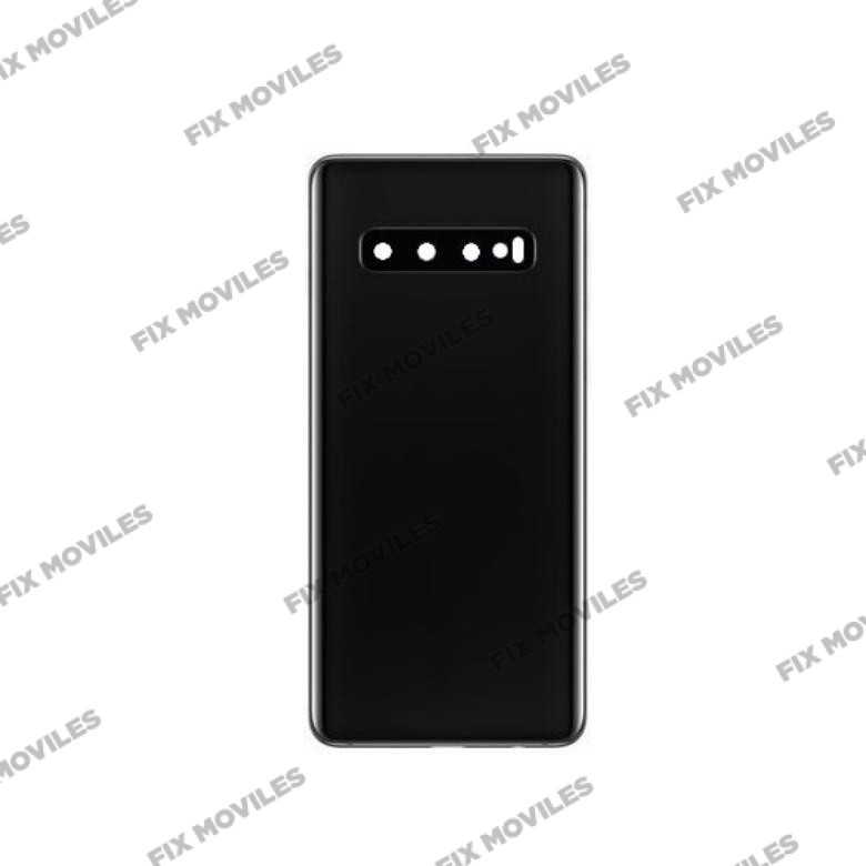 Tapa Trasera Samsung SM-G973 GALAXY S10 Negra con Lente Tapa Trasera Samsung SM-G973 GALAXY S10 Negra con Lente - Image 1