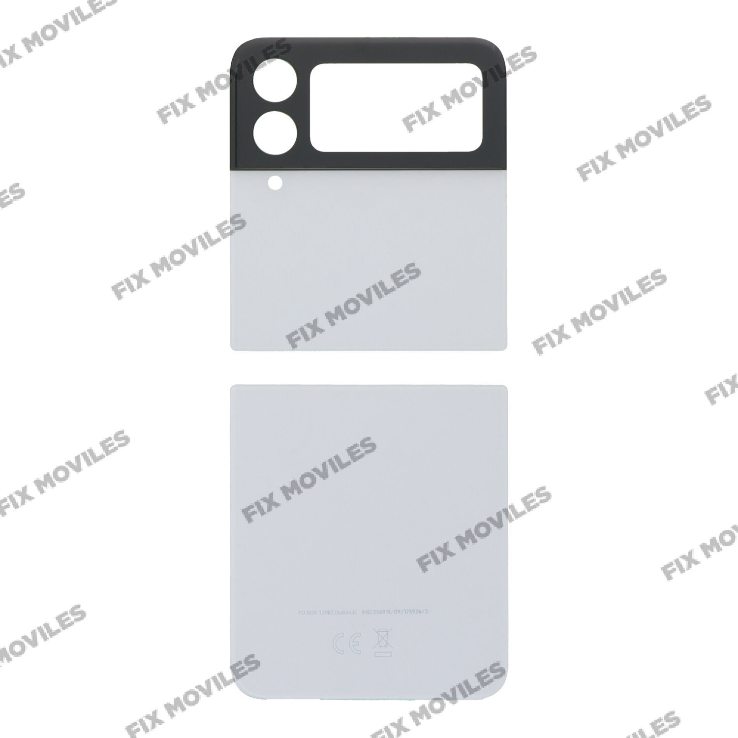 Tapa Trasera Samsung Z Flip 4 5G Blanco con Lente EXCELLENT Tapa Trasera Samsung Z Flip 4 5G Blanco con Lente EXCELLENT - Image 1