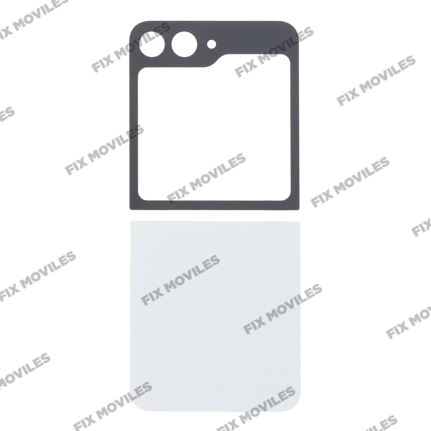Tapa Trasera Samsung Z Flip 6 F741B Blanco con Lente Tapa Trasera Samsung Z Flip 6 F741B Blanco con Lente - Image 1