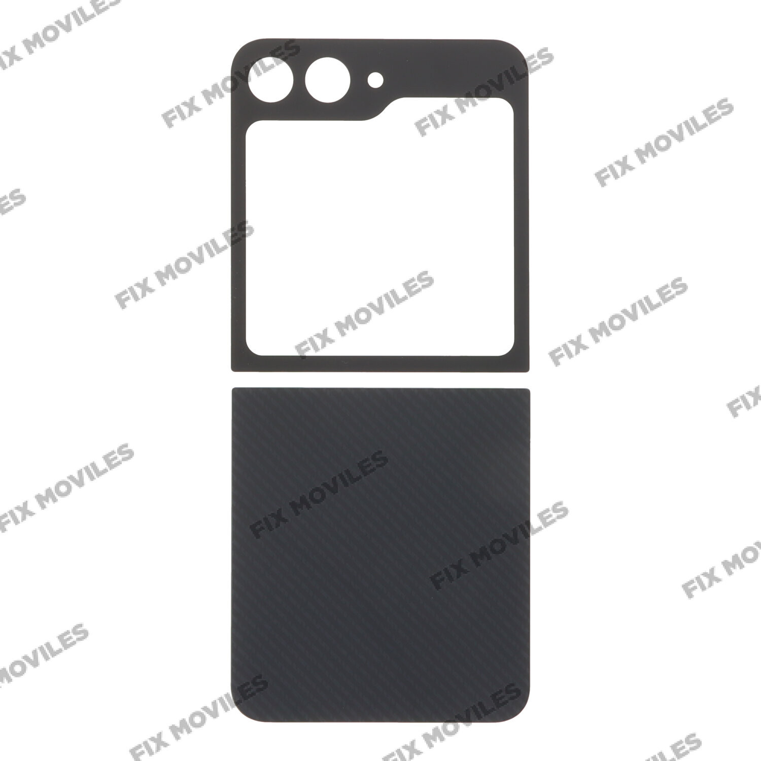 Tapa Trasera Samsung Z Flip 6 F741B Negro con Lente Tapa Trasera Samsung Z Flip 6 F741B Negro con Lente - Image 1