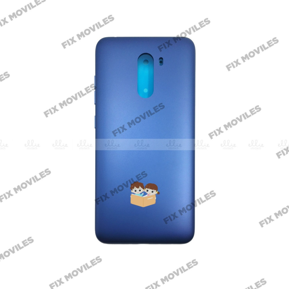 Tapa Trasera Xiaomi Pocophone F1 Azul Original Tapa Trasera Xiaomi Pocophone F1 Azul Original - Image 1