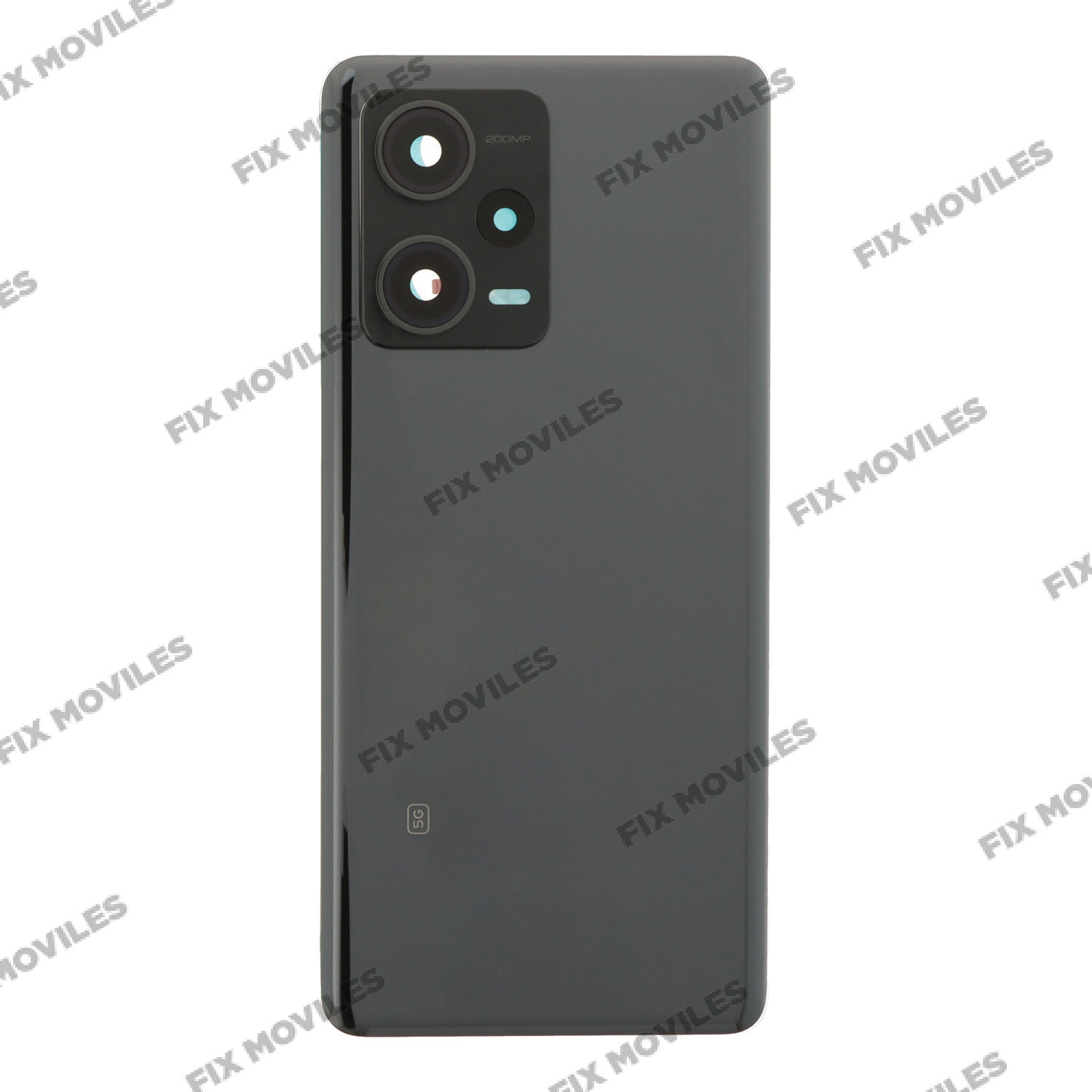Tapa Trasera Xiaomi Redmi Note 12 Pro 5G Negra con Lente EXCELLENT Tapa Trasera Xiaomi Redmi Note 12 Pro 5G Negra con Lente EXCELLENT - Image 1
