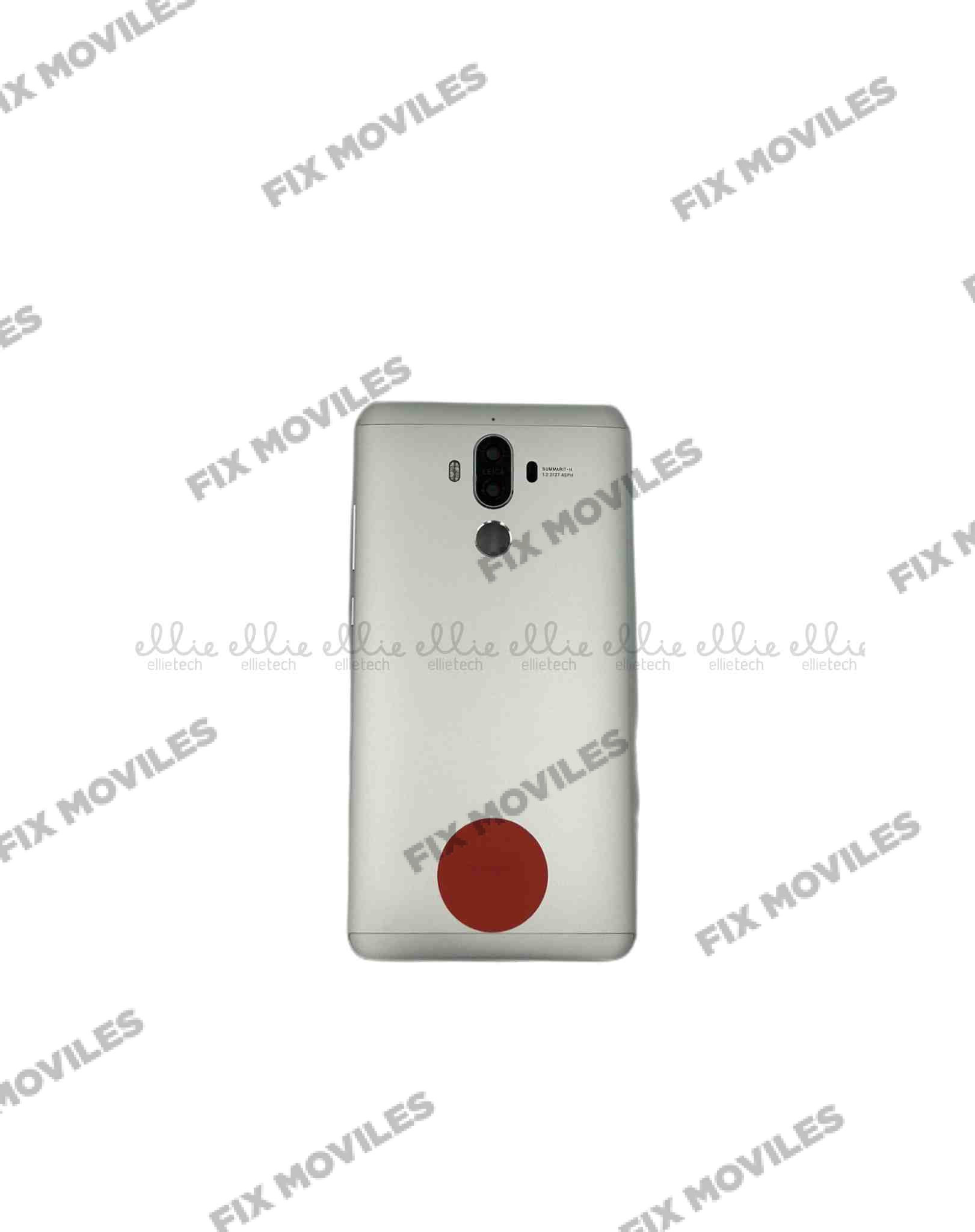Tapa Trasera con lente de cristal para Huawei Mate 9 Plateada ORI Tapa Trasera con lente de cristal para Huawei Mate 9 Plateada ORI - Image 1