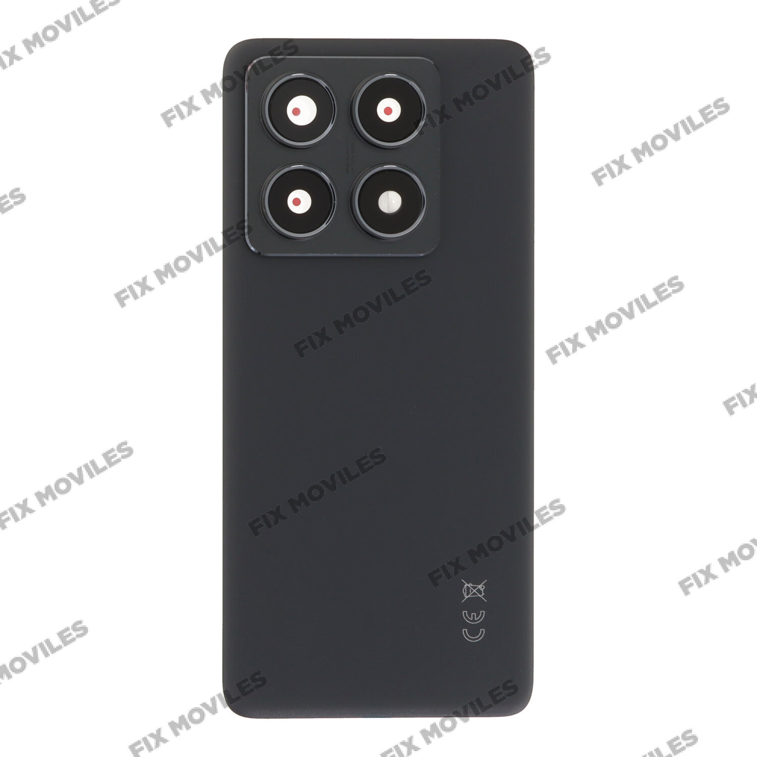 Tapa Trasera para Xiaomi Mi 14T Pro Negro con Lente EXCELLENT Tapa Trasera para Xiaomi Mi 14T Pro Negro con Lente EXCELLENT - Image 1