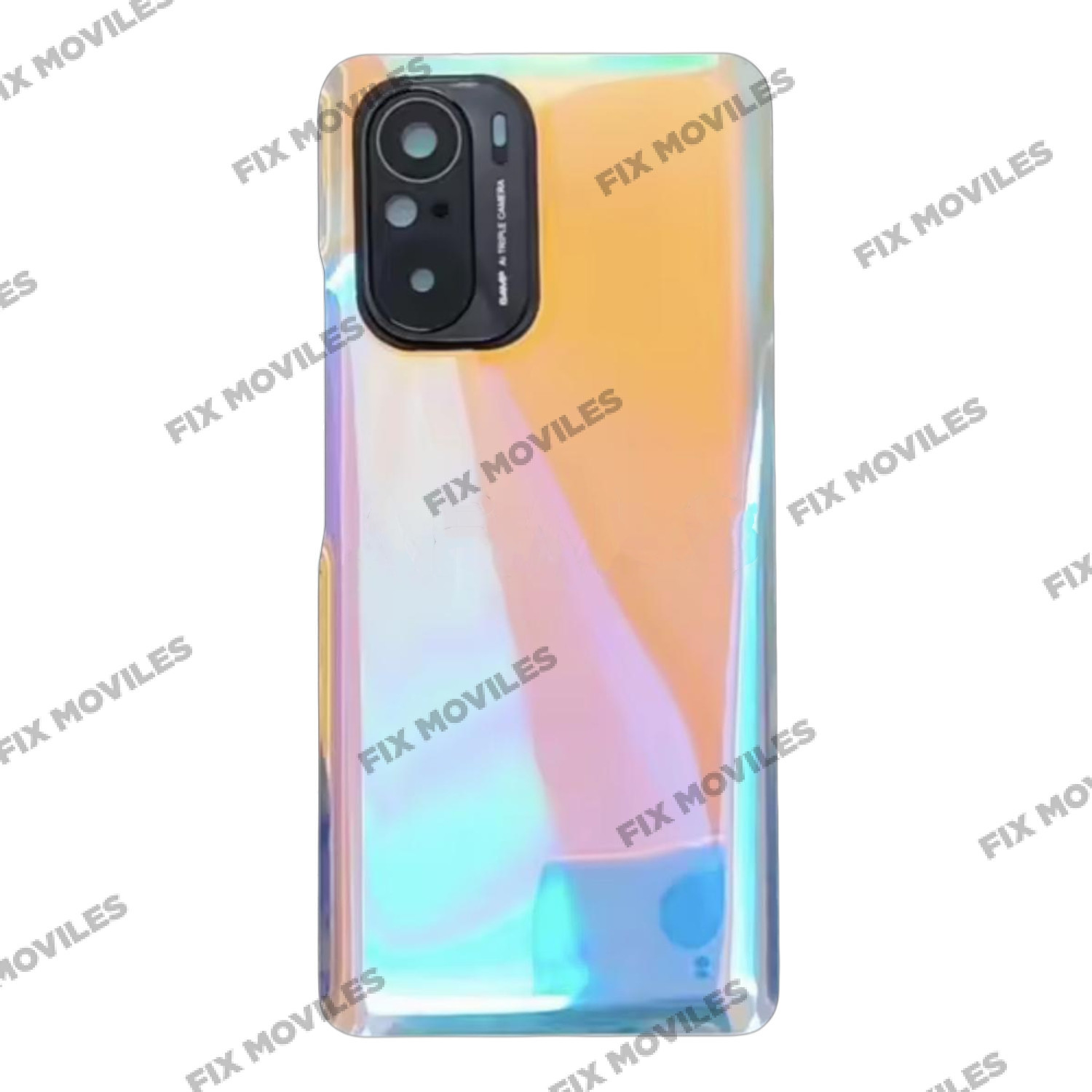 Tapa Trasera para Xiaomi Poco F3 Aurora con Lente OEM Tapa Trasera para Xiaomi Poco F3 Aurora con Lente OEM - Image 1