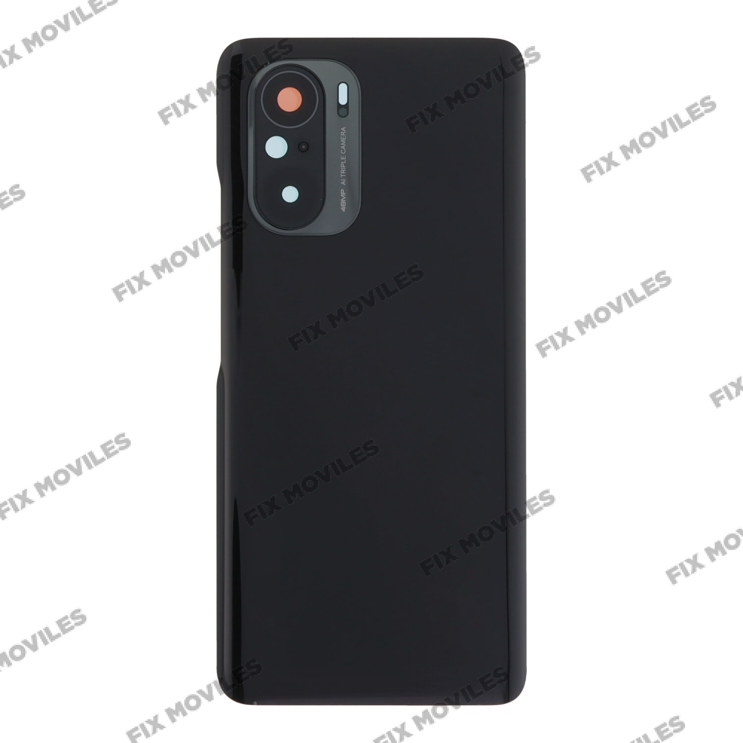 Tapa Trasera para Xiaomi Poco F3 Negro con Lente OEM Tapa Trasera para Xiaomi Poco F3 Negro con Lente OEM - Image 1