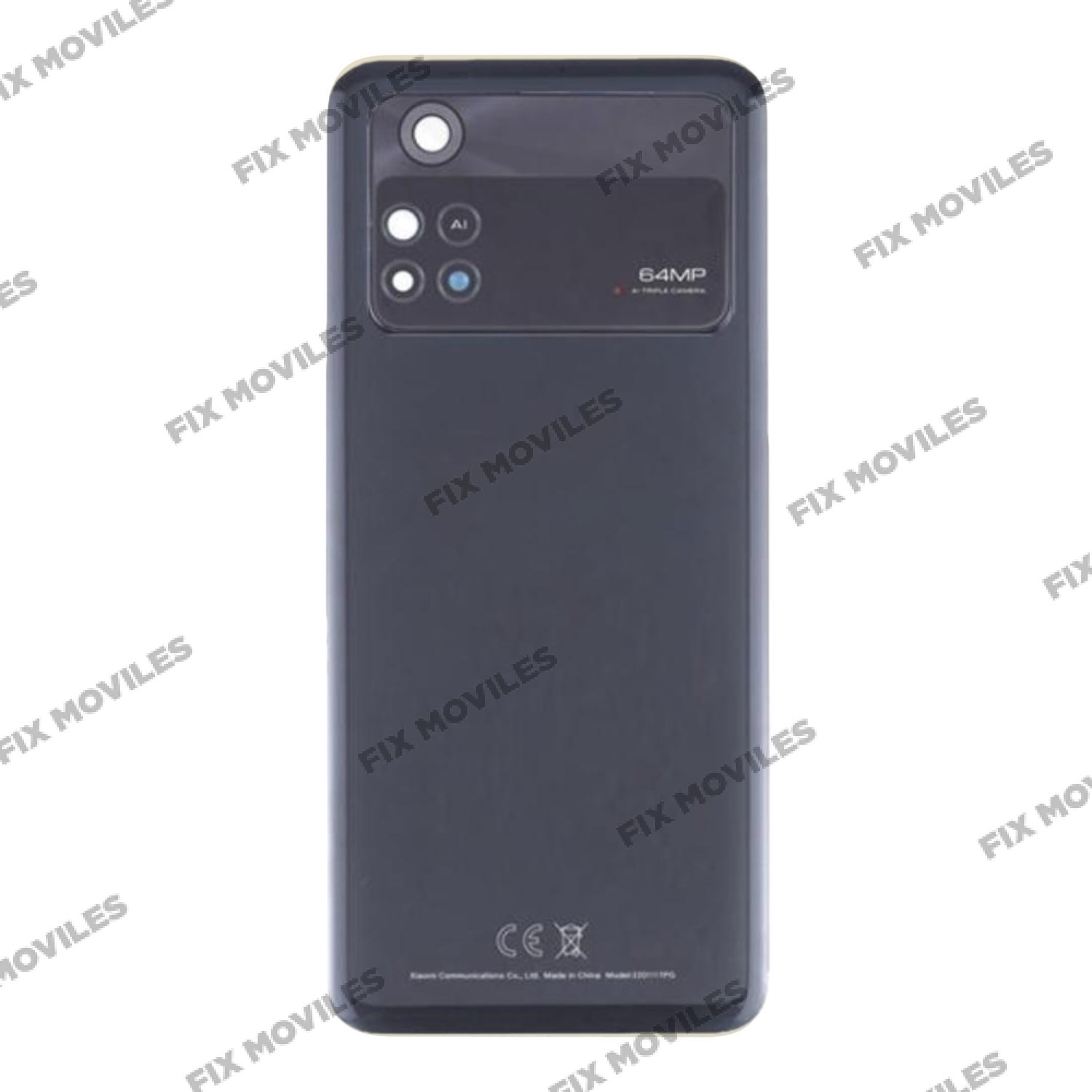 Tapa Trasera para Xiaomi Poco M4 Pro 4G Negra con Lente EXCELLENT Tapa Trasera para Xiaomi Poco M4 Pro 4G Negra con Lente EXCELLENT - Image 1
