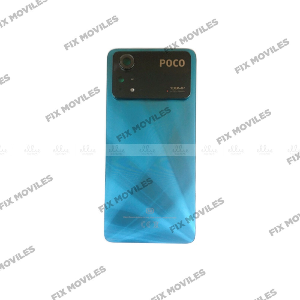Tapa Trasera para Xiaomi Poco X4 Pro Con Lente Azul Original Tapa Trasera para Xiaomi Poco X4 Pro Con Lente Azul Original - Image 1
