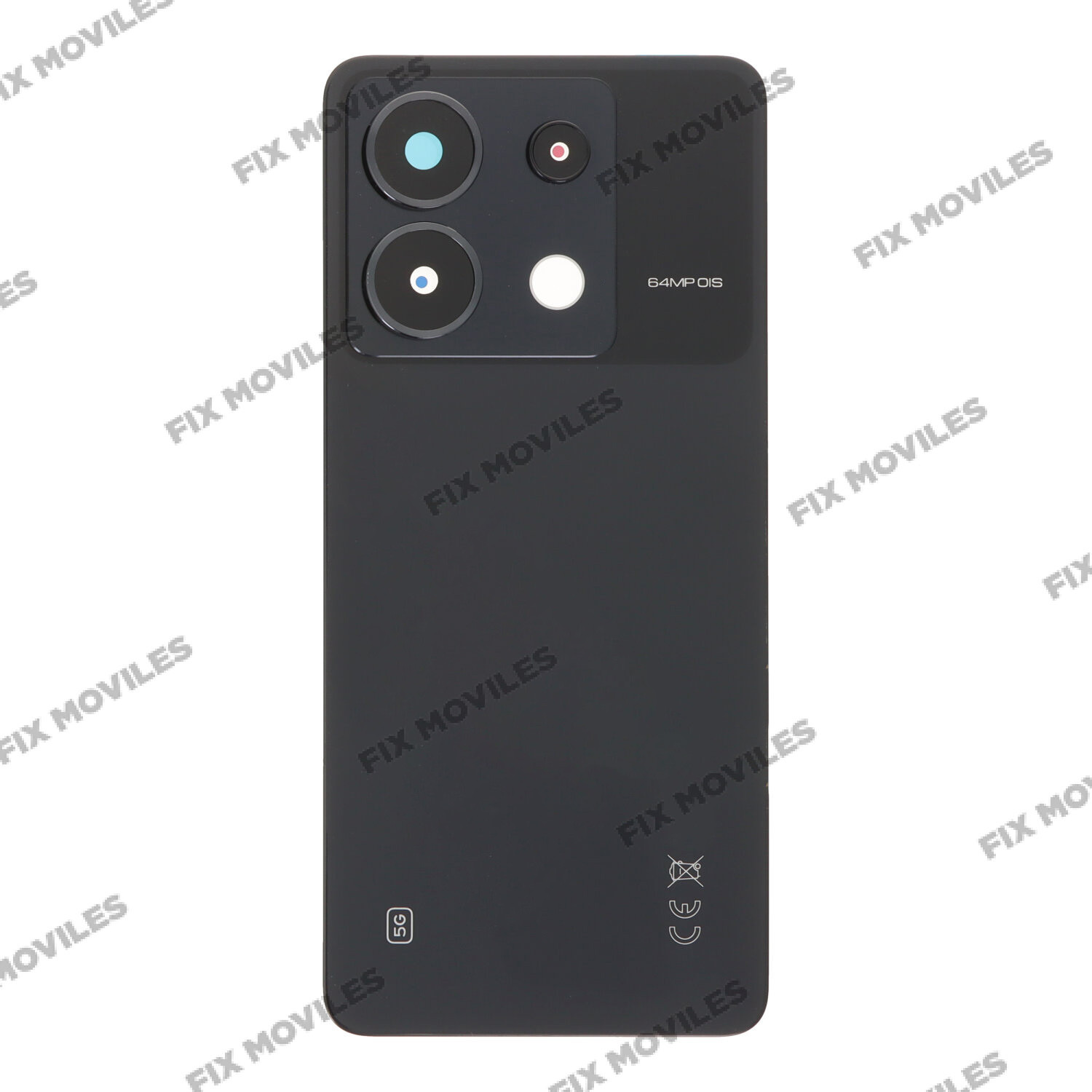 Tapa Trasera para Xiaomi Poco X6 5G Negro con Lente EXCELLENT Tapa Trasera para Xiaomi Poco X6 5G Negro con Lente EXCELLENT - Image 1