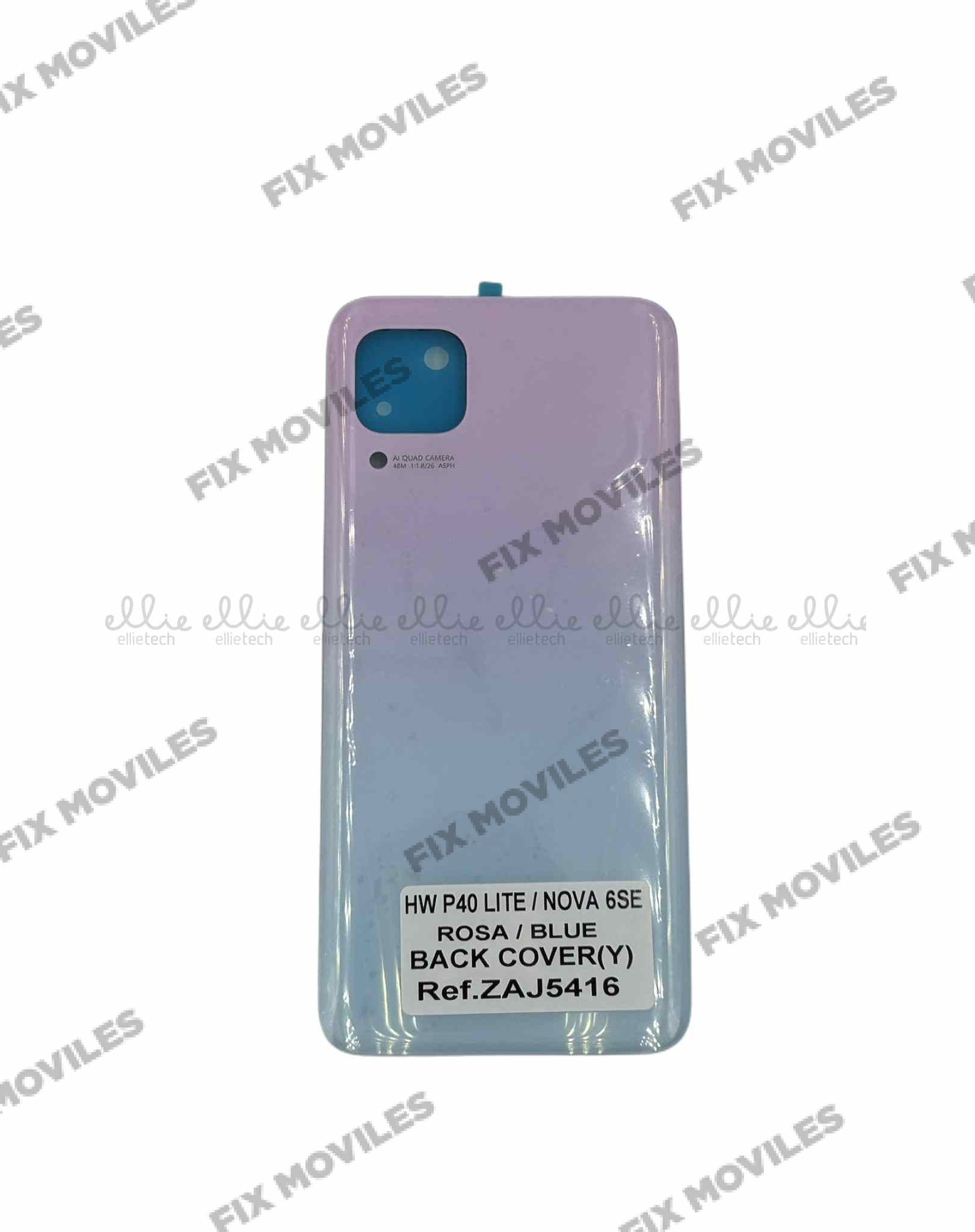 Tapa Trasera para Huawei P40 Lite / Nova 6SE Rosa-Azul Tapa Trasera para Huawei P40 Lite / Nova 6SE Rosa-Azul - Image 1