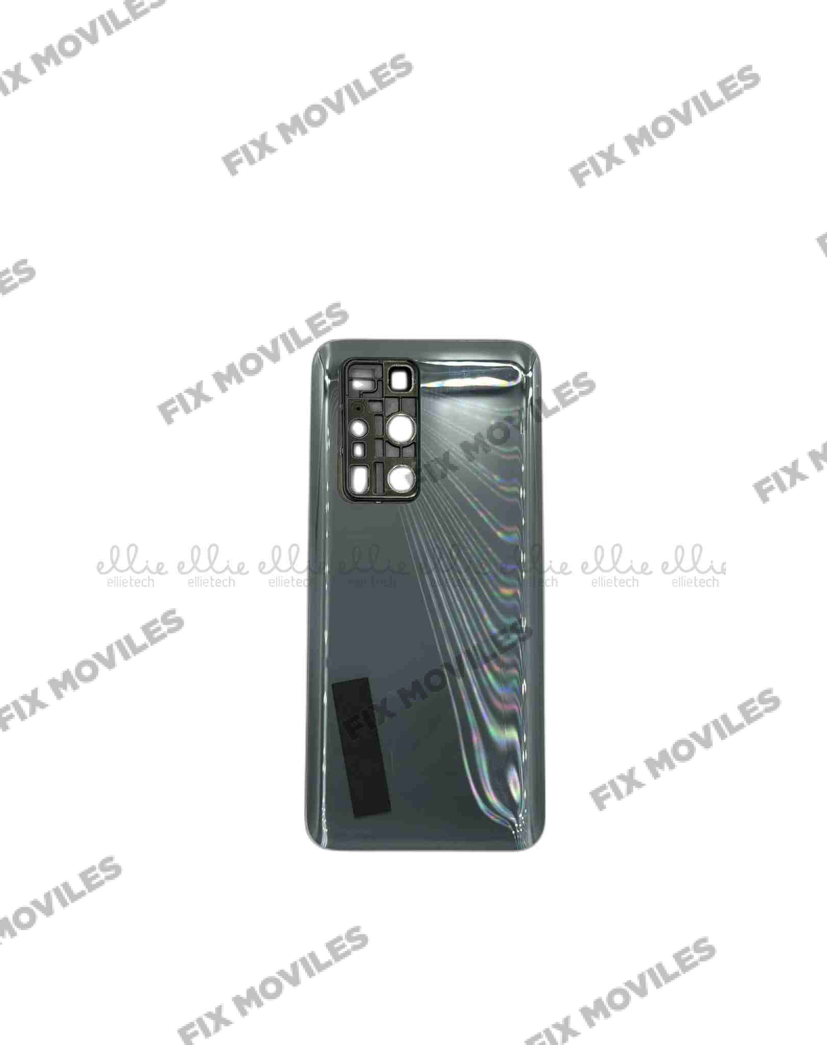 Tapa Trasera Huawei P40 Pro Plateada Con Lente Tapa Trasera Huawei P40 Pro Plateada Con Lente - Image 1