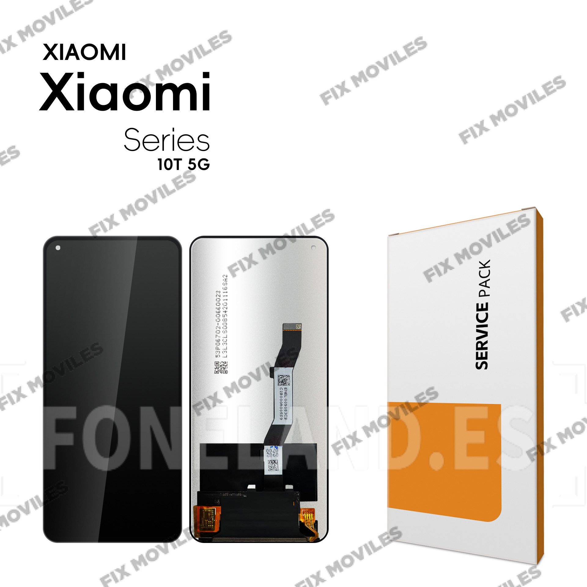 Pantalla Xiaomi Mi 10T 5G (M2007J3SY) / XIAOMI 10T PRO 5G (M2007J3SG, M2007J3SP, M2007J3SI, M2007J17C) / Redmi K30S 2020 Sin Marco Negra Completa LCD+Tactil SERVICE PACK Pantalla Xiaomi Mi 10T 5G (M2007J3SY) / XIAOMI 10T PRO 5G (M2007J3SG, M2007J3SP, M2007J3SI, M2007J17C) / Redmi K30S 2020 Sin Marco Negra Completa LCD+Tactil SERVICE PACK - Image 1